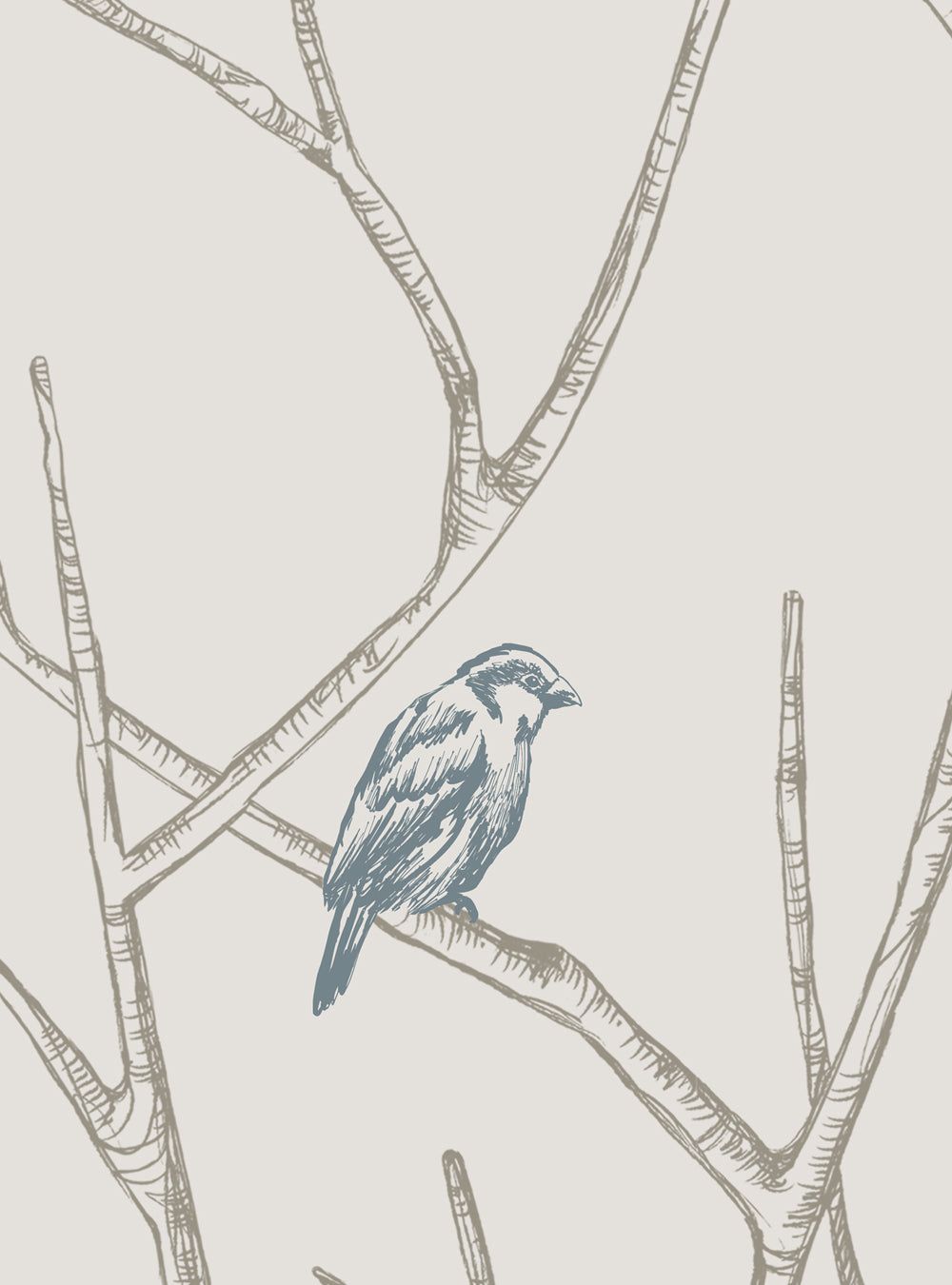1000x1350 Branch Birds Wallpaper