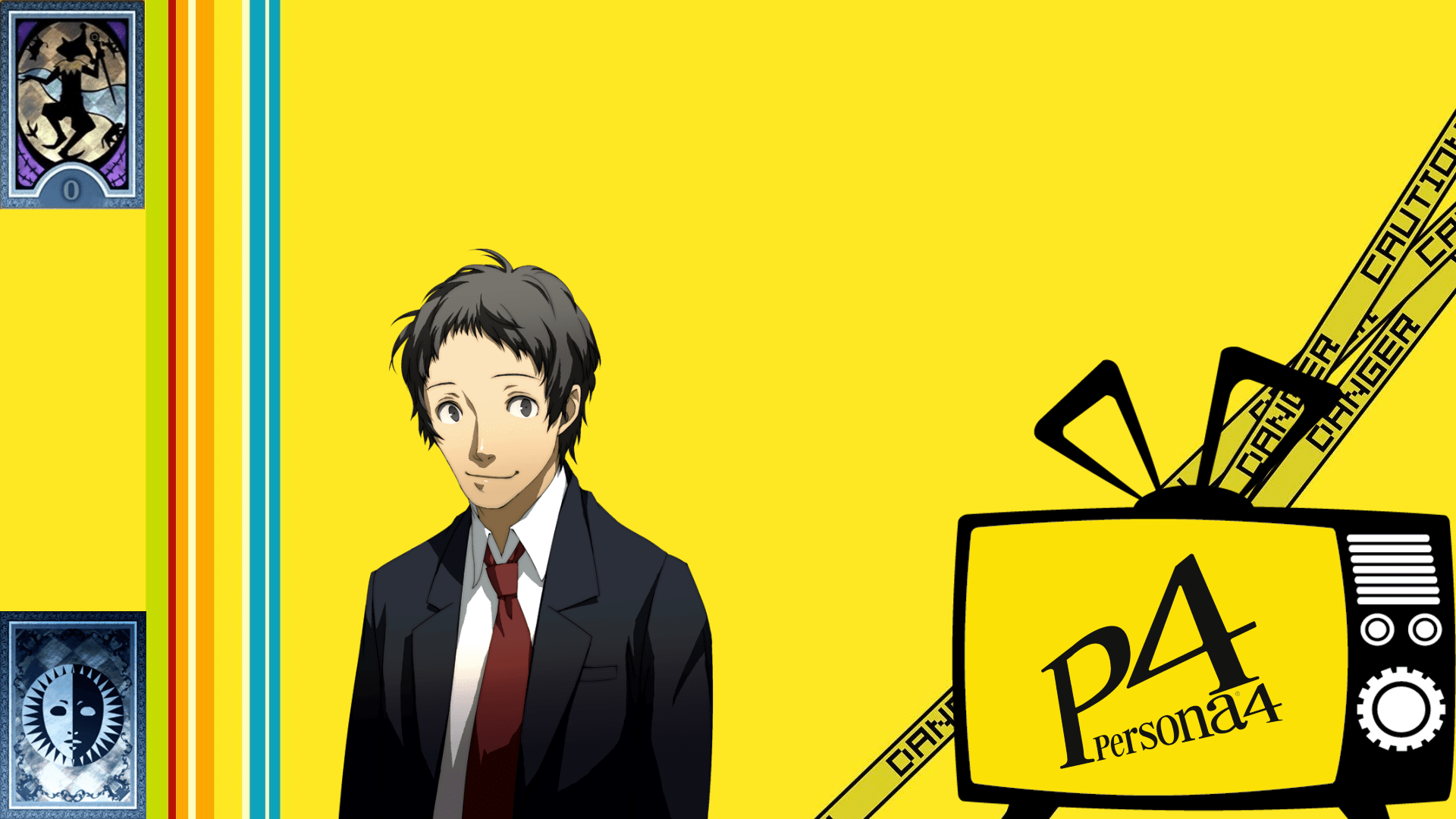 1920x1080 I made a wallpaper of Adachi from P4