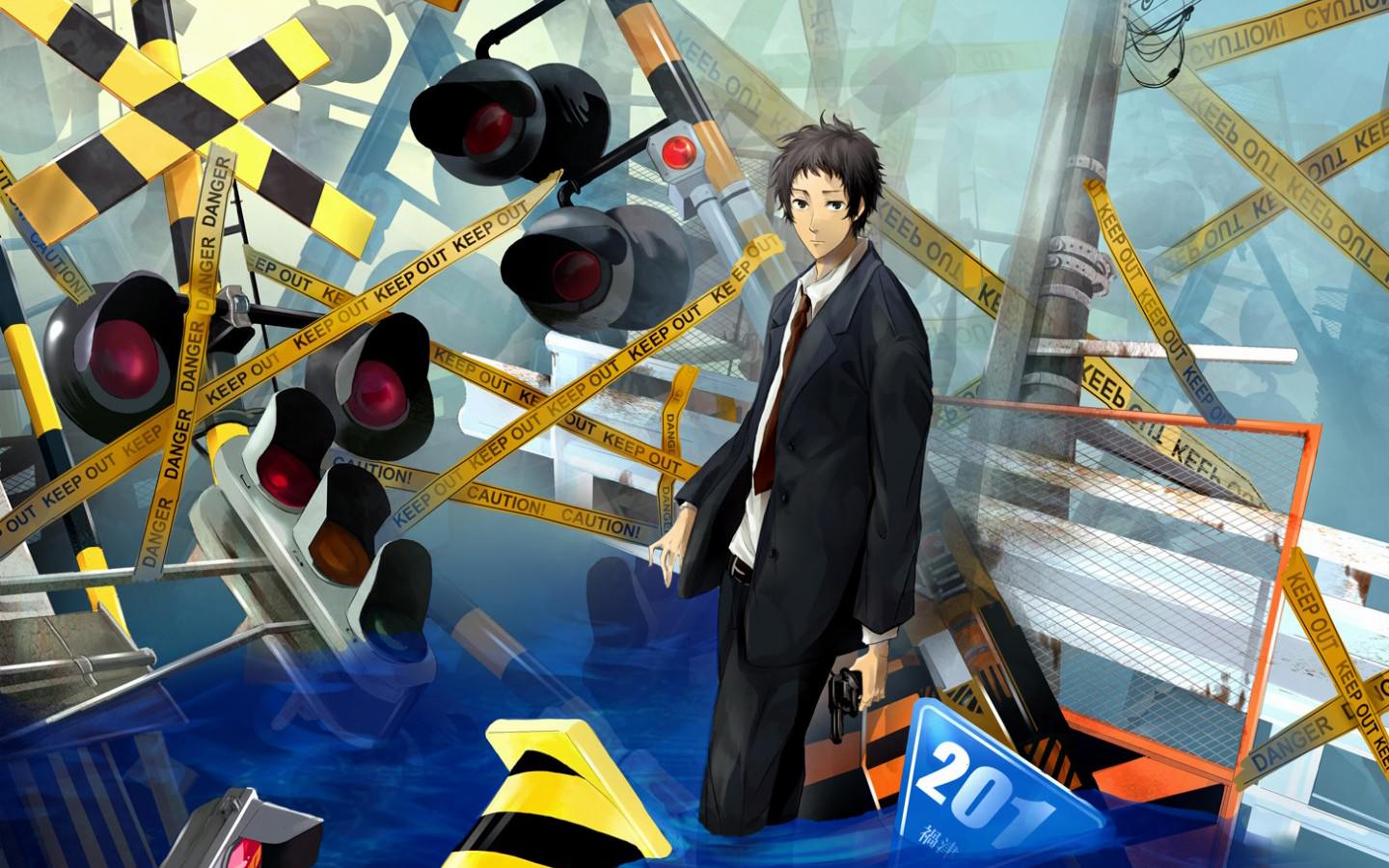 1440x900 Adachi Tohru Megami Tensei: PERSONA 4 By Toki O Anime Image Board