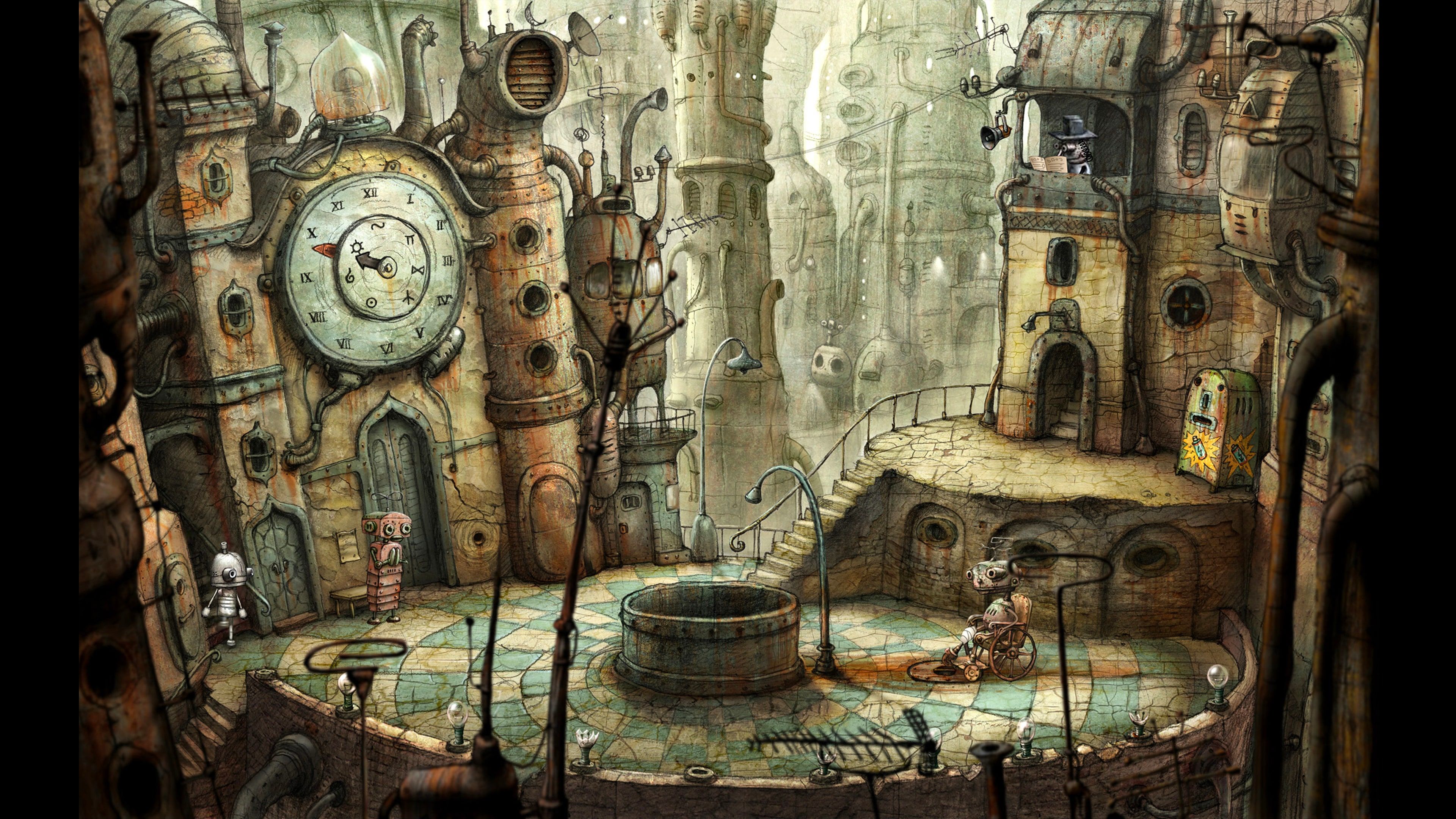 3840x2160 Machinarium + Creaks Bundle