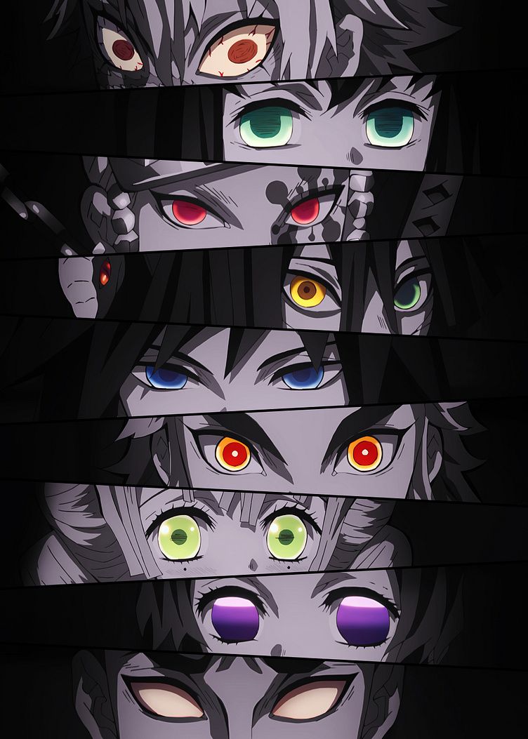 752x1053 Dark Anime Eyes by IllustArtz on Dribbble