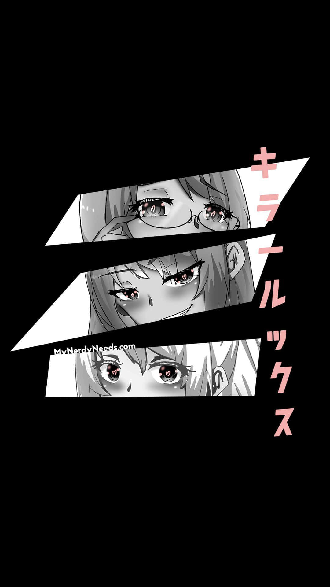 1080x1920 Download Dark Aesthetic Anime Girls' Eyes Wallpaper