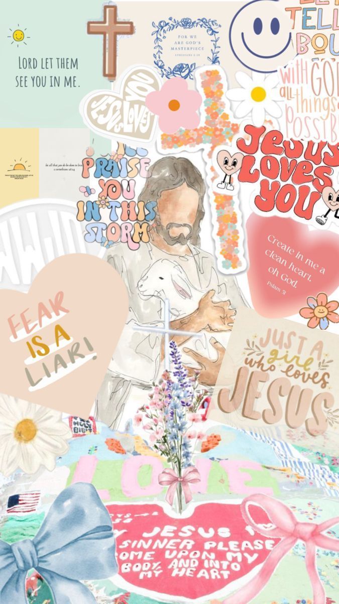 675x1200 Preppy Jesus Wallpaper, HD Background