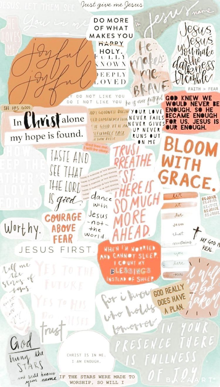 750x1321 Preppy Christian Wallpaper