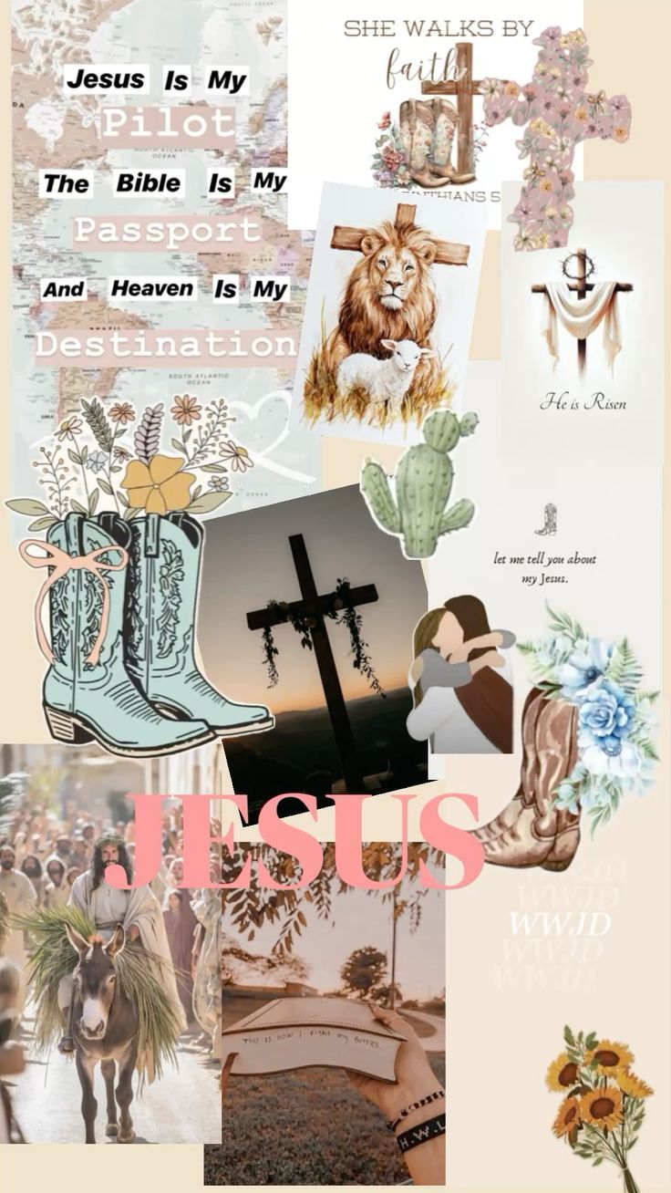 736x1308 Preppy Country Christian Wallpaper