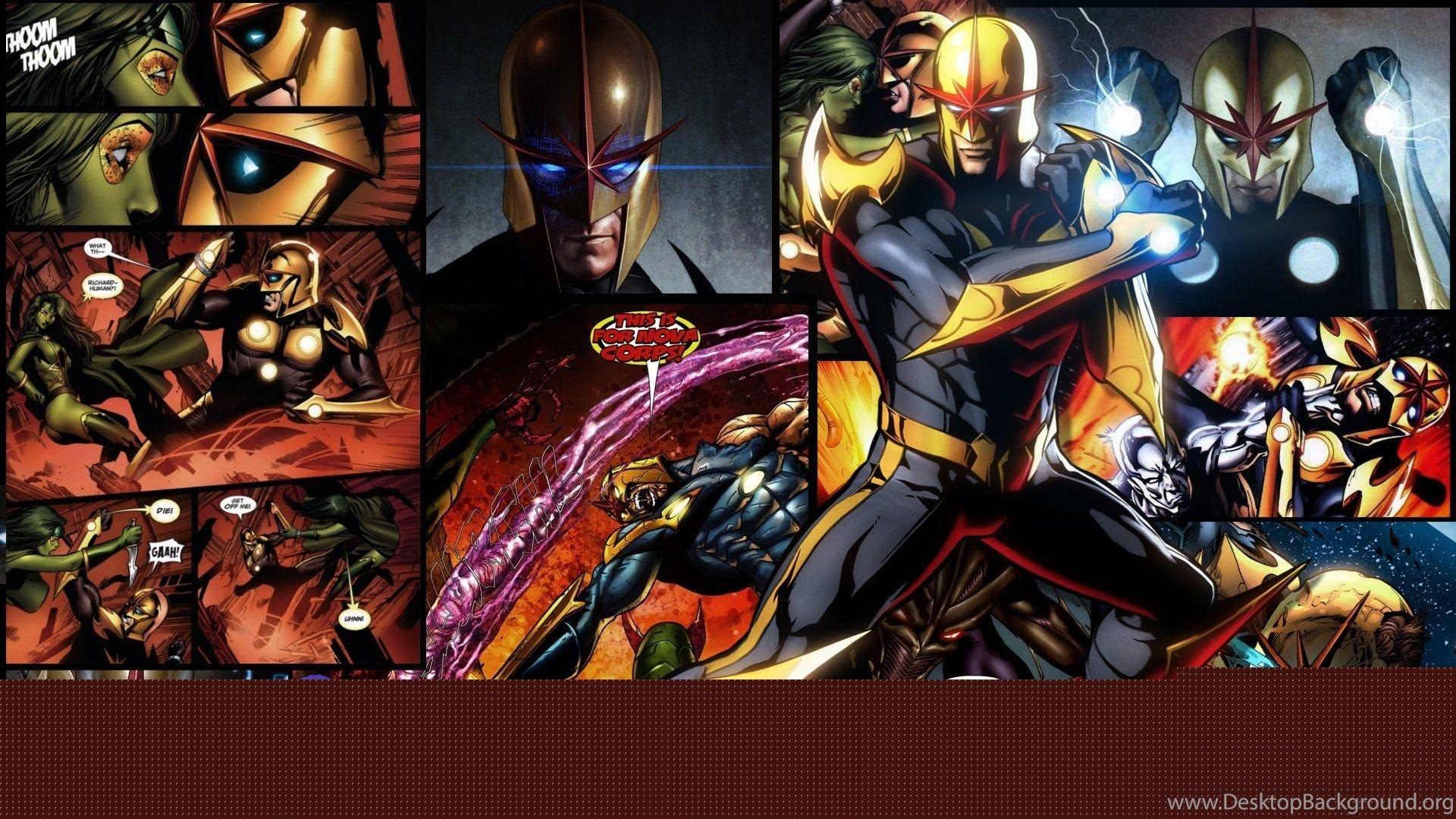 1920x1080 NOVA Corps Marvel Superhero (18) Wallpaper Desktop Background