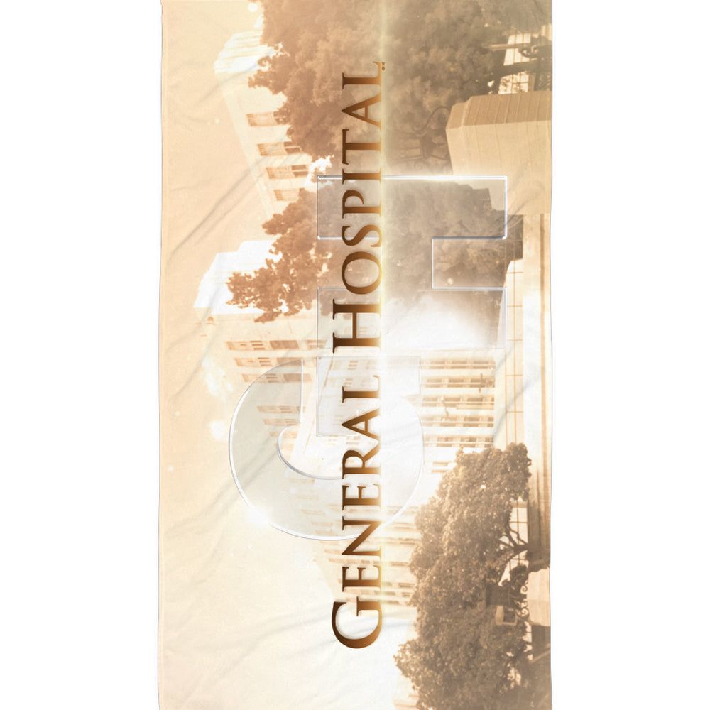 1000x1000 General Hospital Key Art Beach Towel