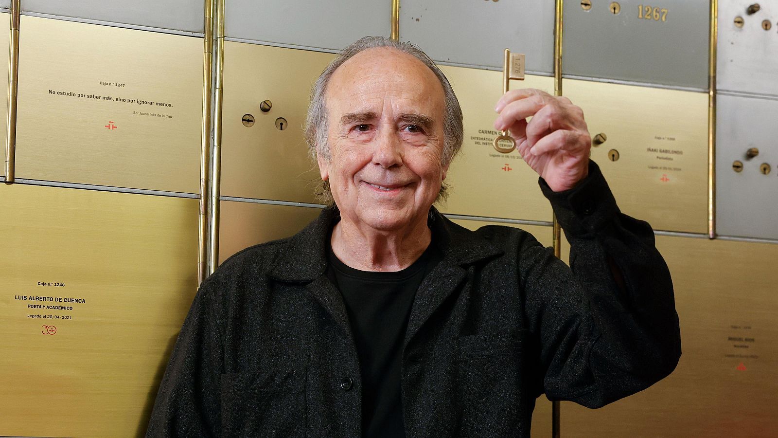 1600x900 Joan Manuel Serrat entrega su legado a la Caja de las Letras