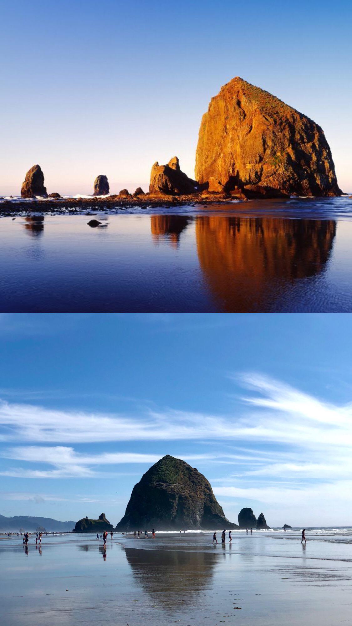 1125x2000 This place in Oregon, USA where the wallpaper for Windows was shot. Top one is the wallpaper and the bottom one is the one I clicked