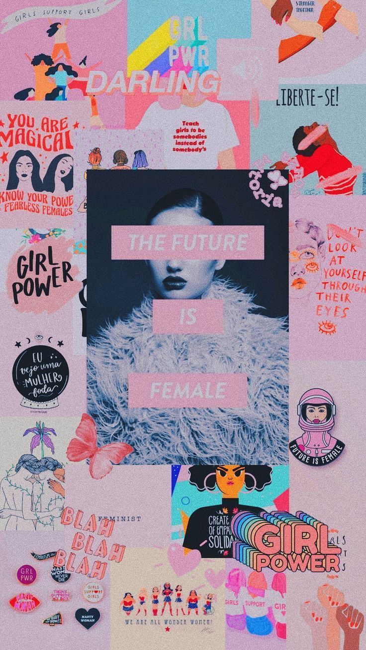736x1305 Feminist Aesthetic Wallpaper