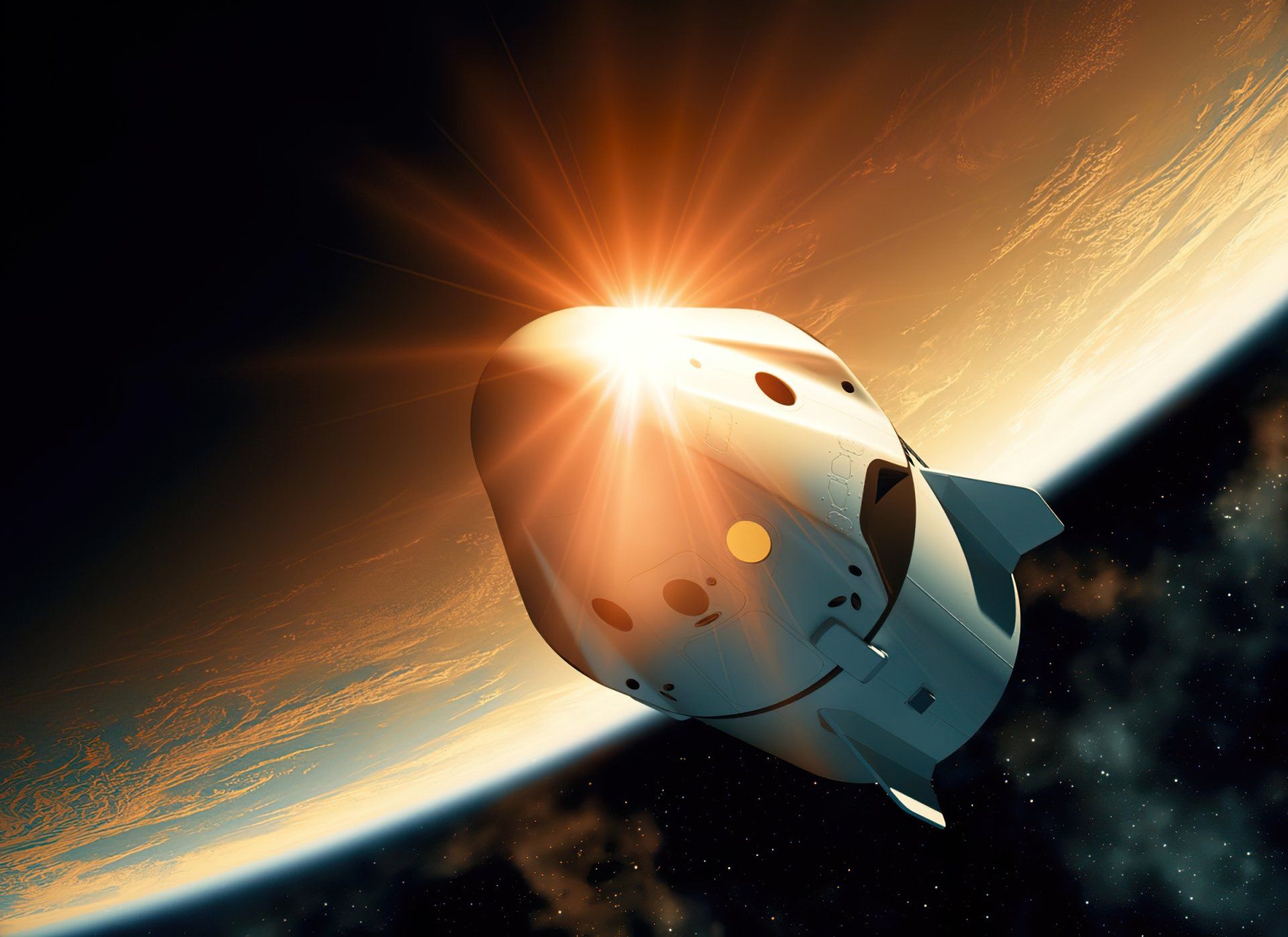 1920x1397 SpaceX Crew Dragon HD Wallpaper