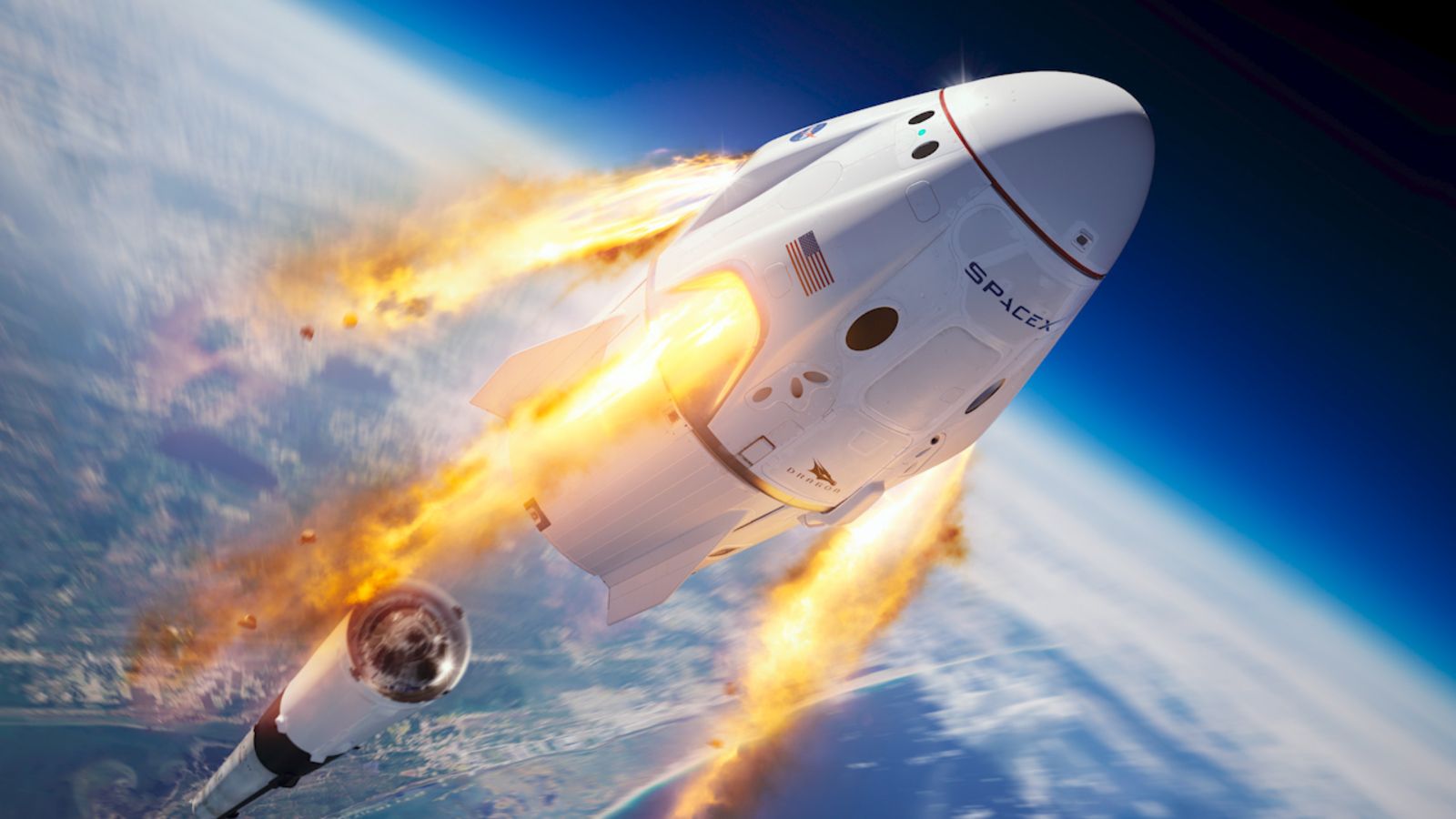 1600x900 SpaceX Crew Dragon capsule: NASA astronauts go back to the future with SpaceX launch New York