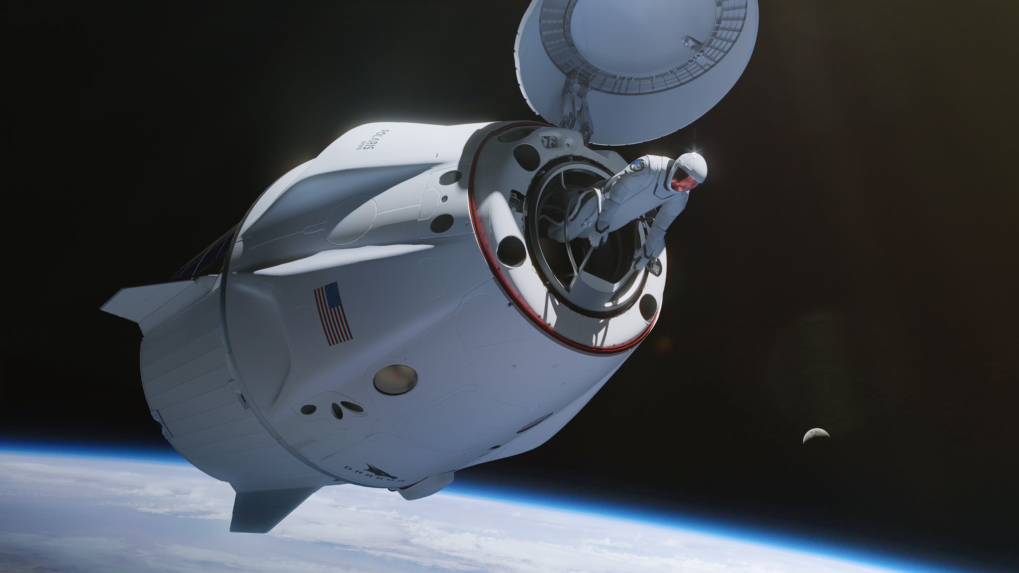 2048x1152 SpaceX's Polaris Dawn mission will put four private citizens in the vacuum of space
