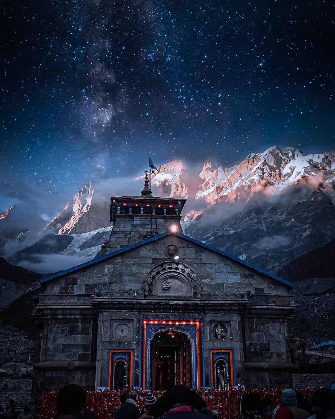 1080x1350 Kedarnath temple of Lord shiva. Nestled in the foothills of Himalayas