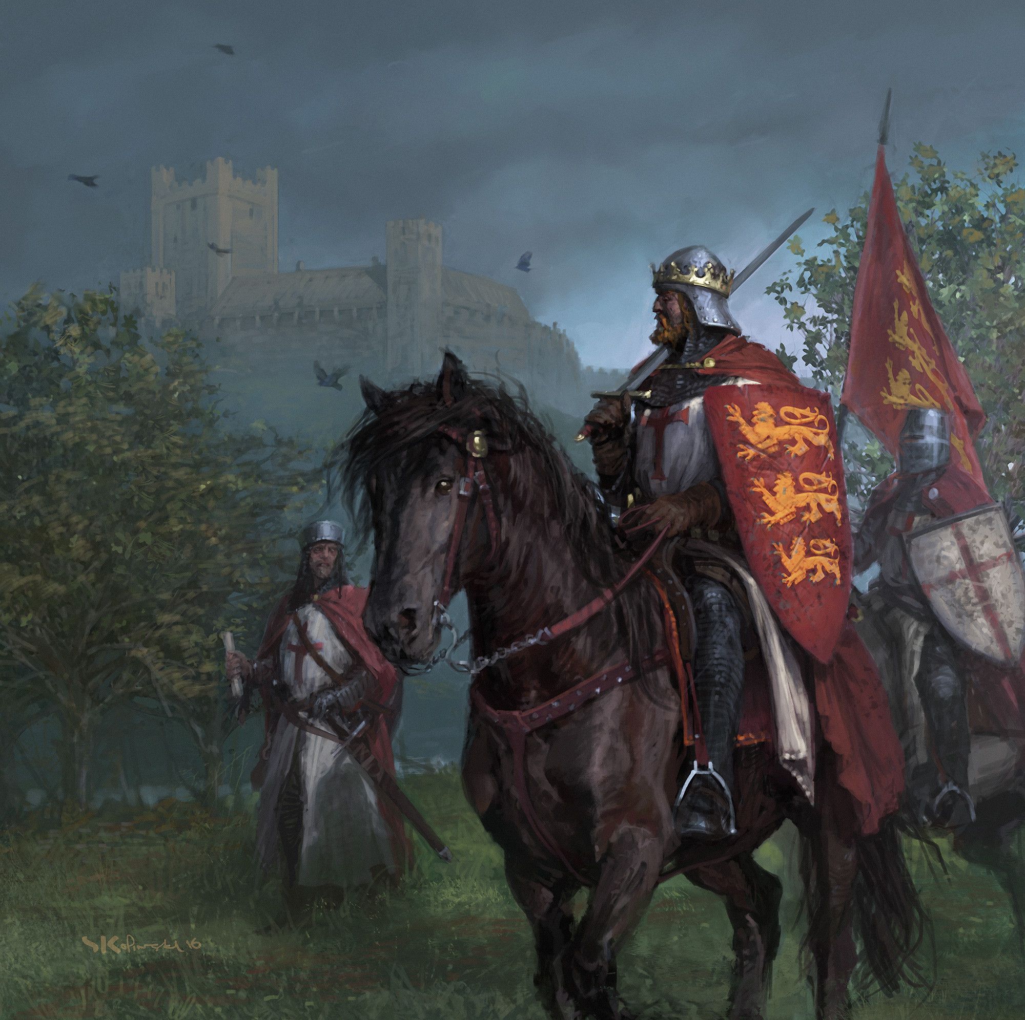 2000x1992 Stefan Kopinski The Lionheart Cover
