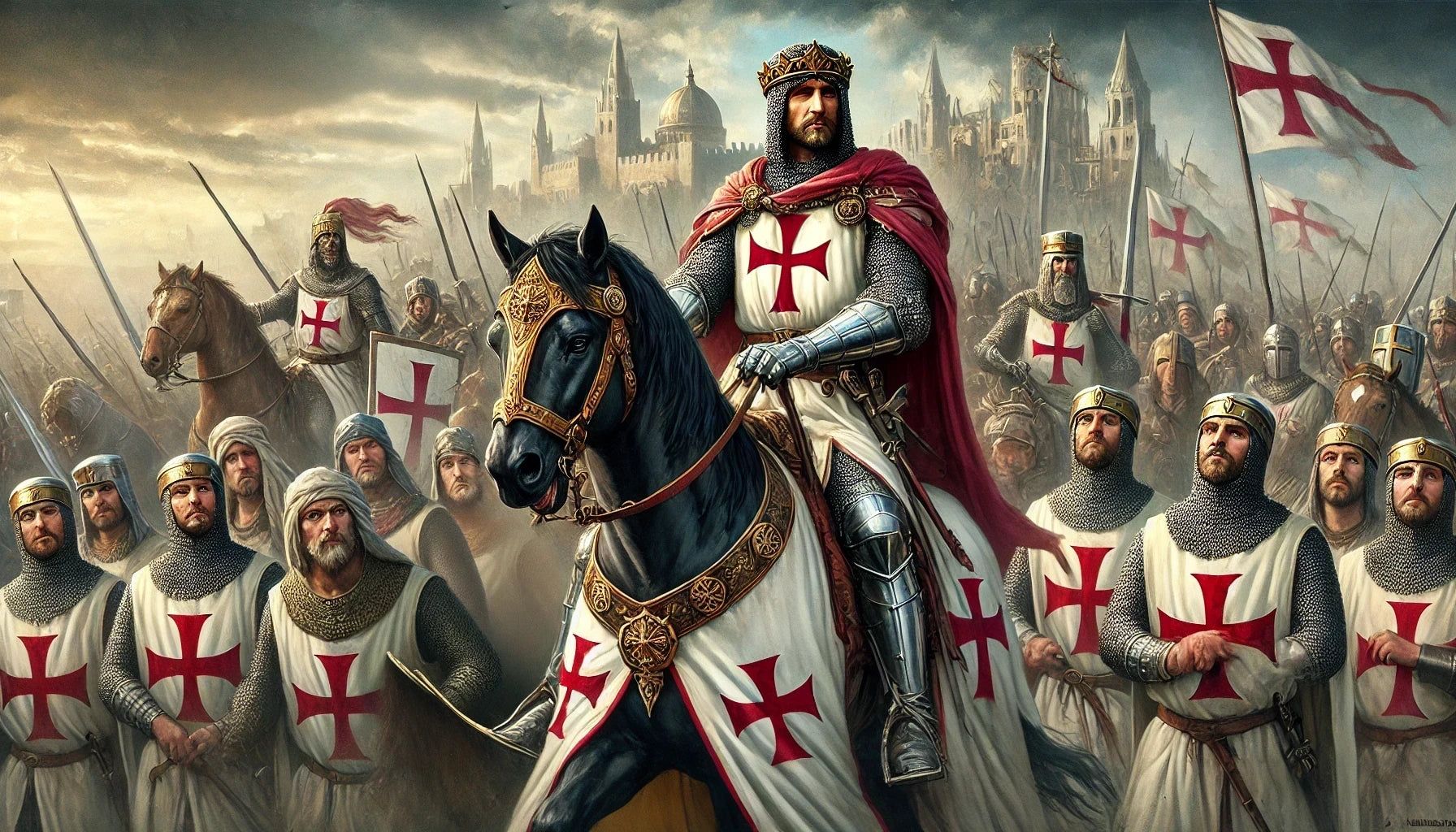 1792x1024 Richard the Lionheart and the Knights Templar: A Legendary Alliance