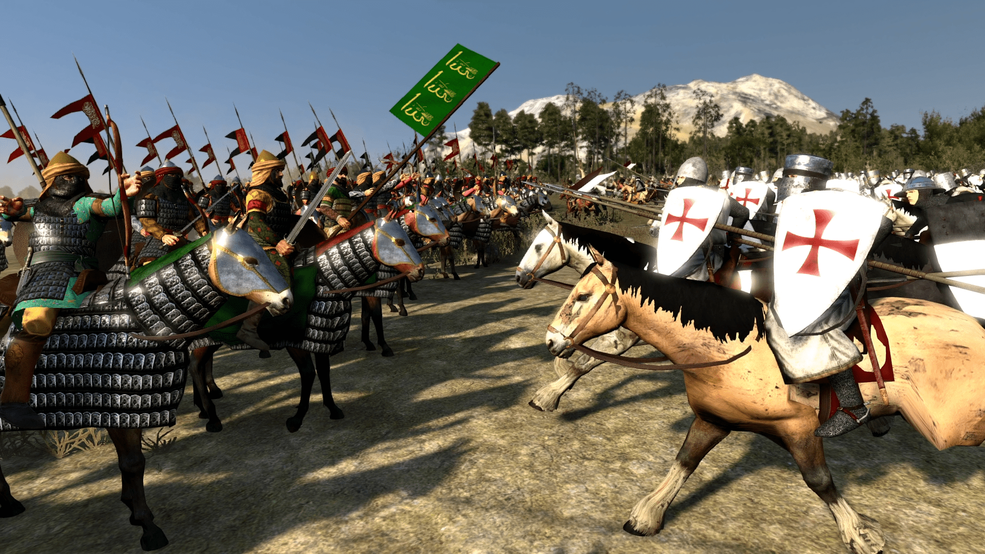 1920x1080 Richard the Lionheart vs Saladin Kingdoms 1212 AD modded Narrated cinamtic (4k)