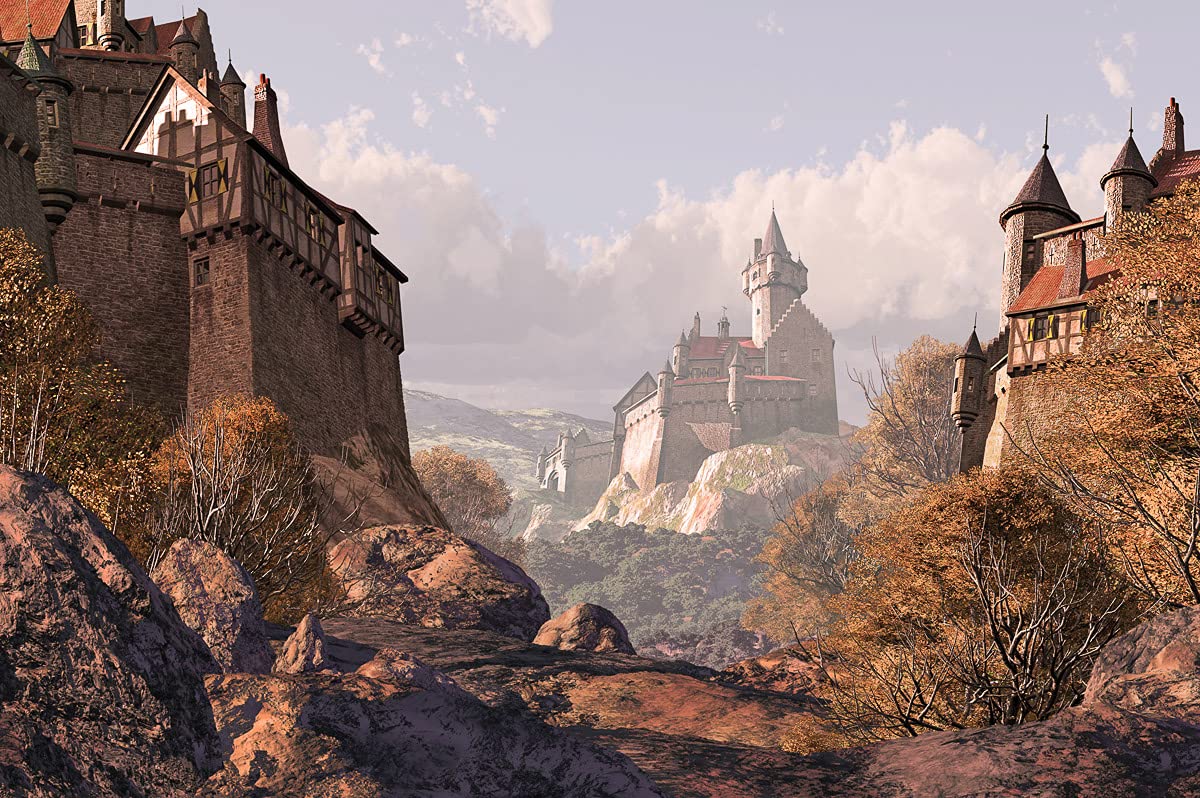 1200x798 Papermoon Picture Wallpaper Medieval Castles Non Woven Photo Wallpaper Digital Print Including Paste Various Sizes : Amazon.co.uk: DIY & Tools