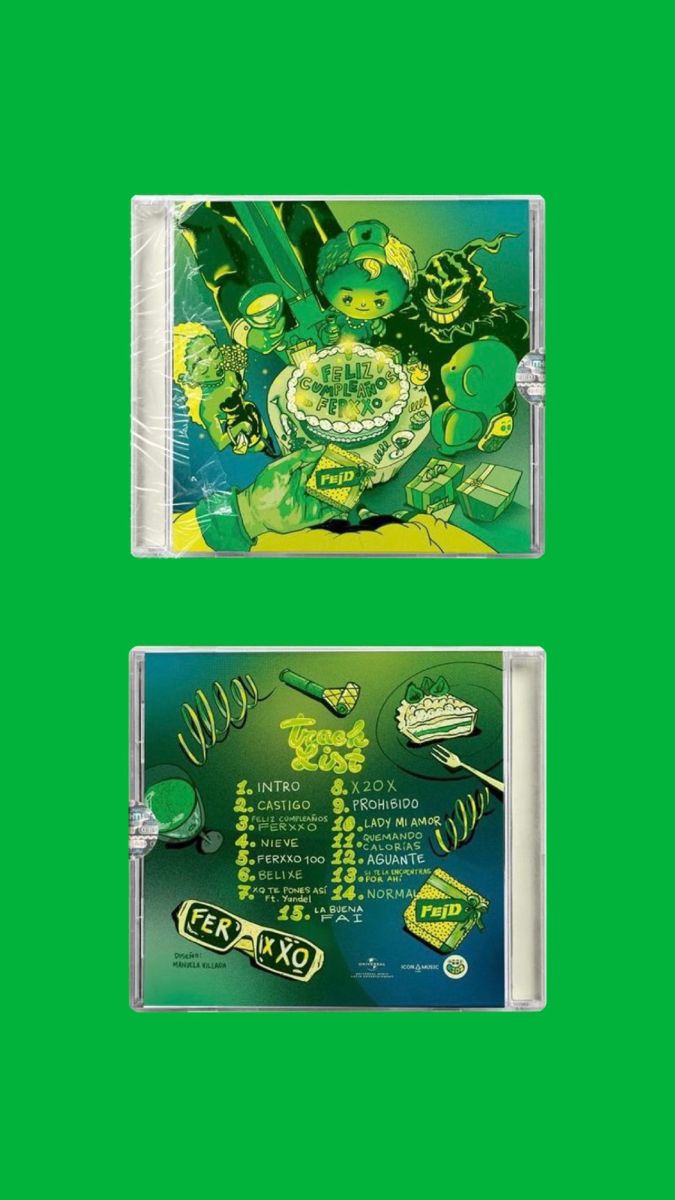 675x1200 Feliz cumpleaños FERXXO album cover wallpaper