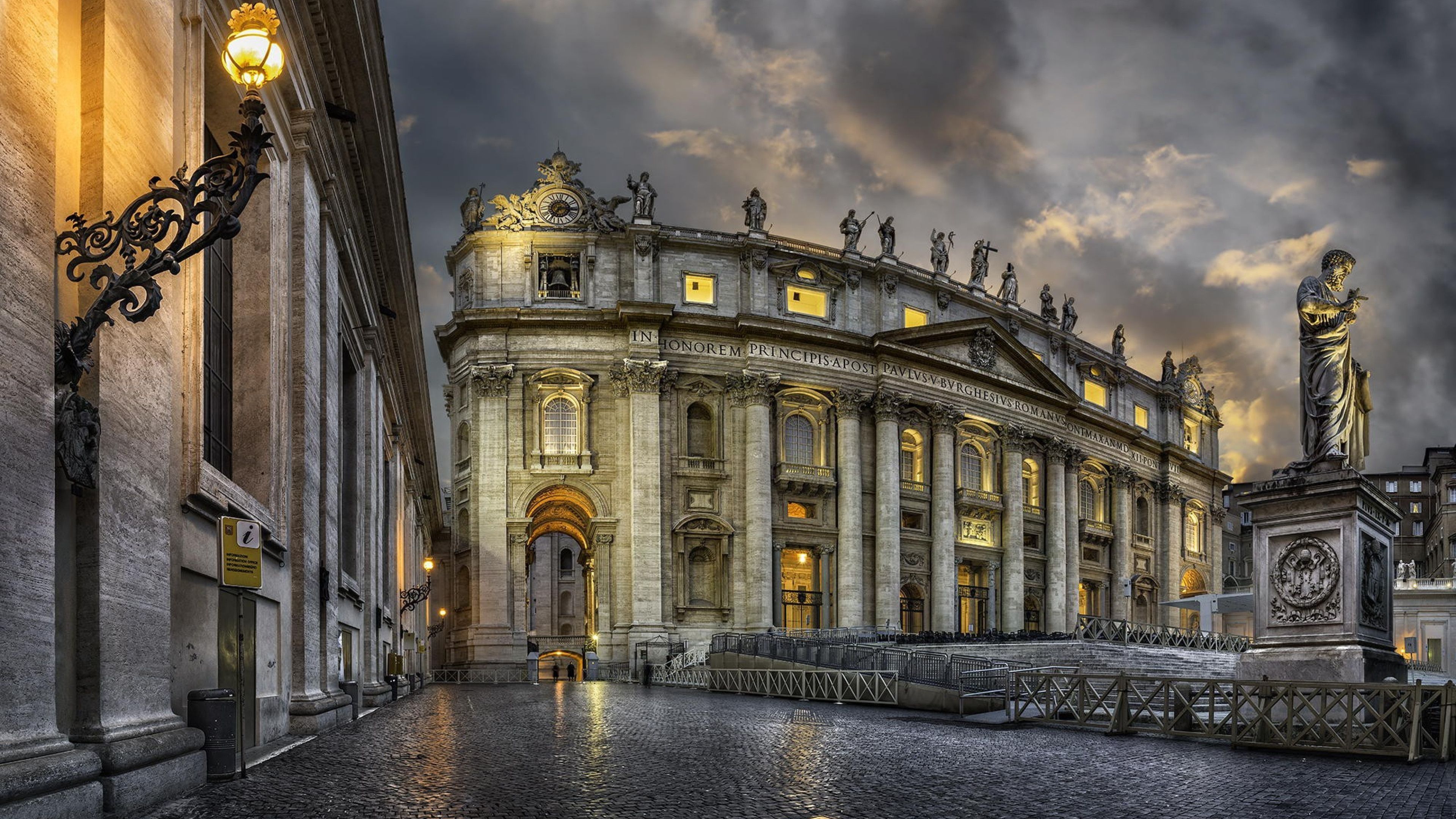 3840x2160 Vatican City Wallpaper