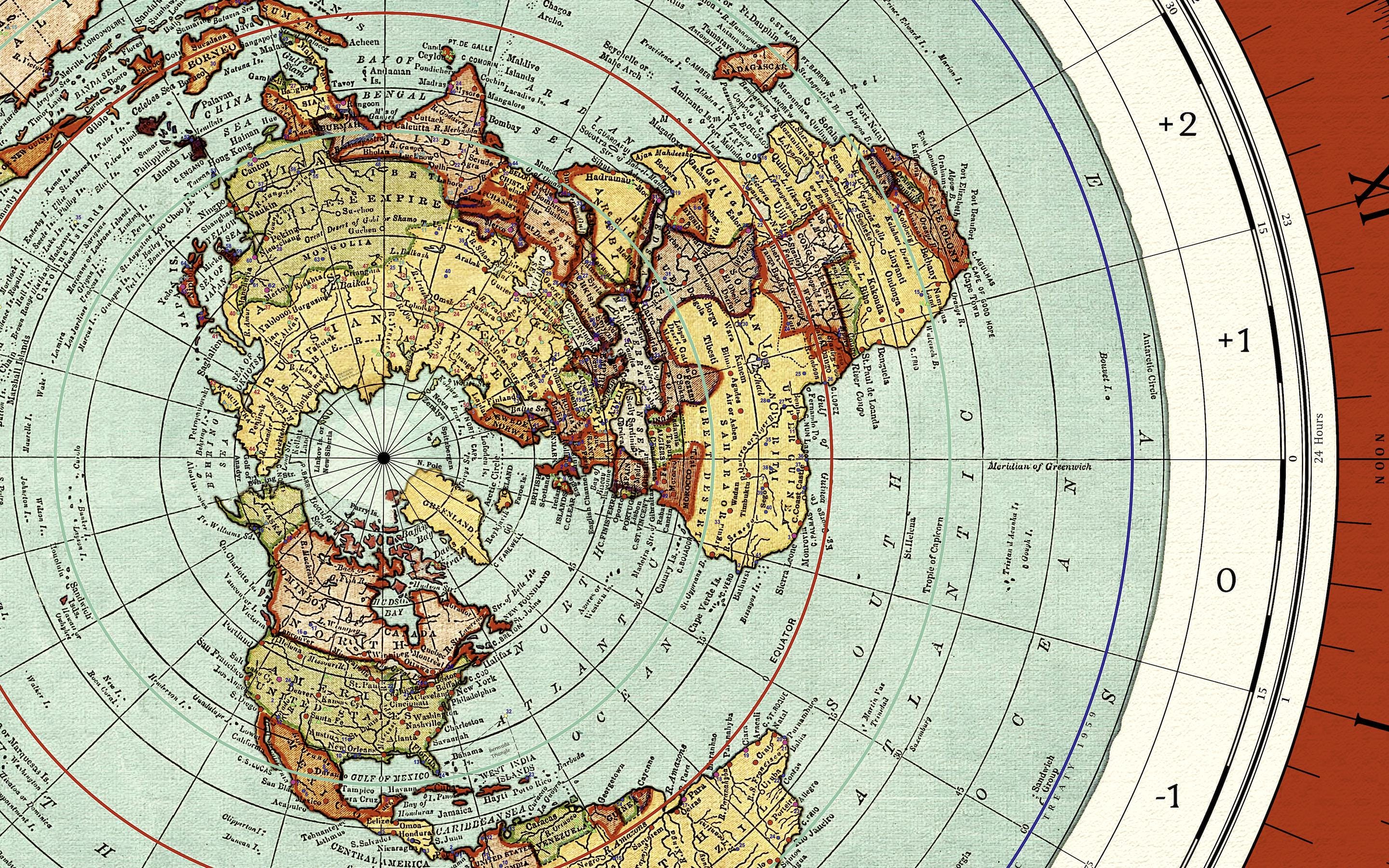 2880x1800 Flat Earth Map Collection Designs HD Files
