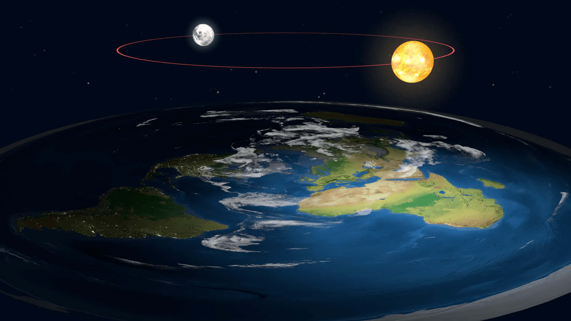 1920x1080 Flat Earth Picture