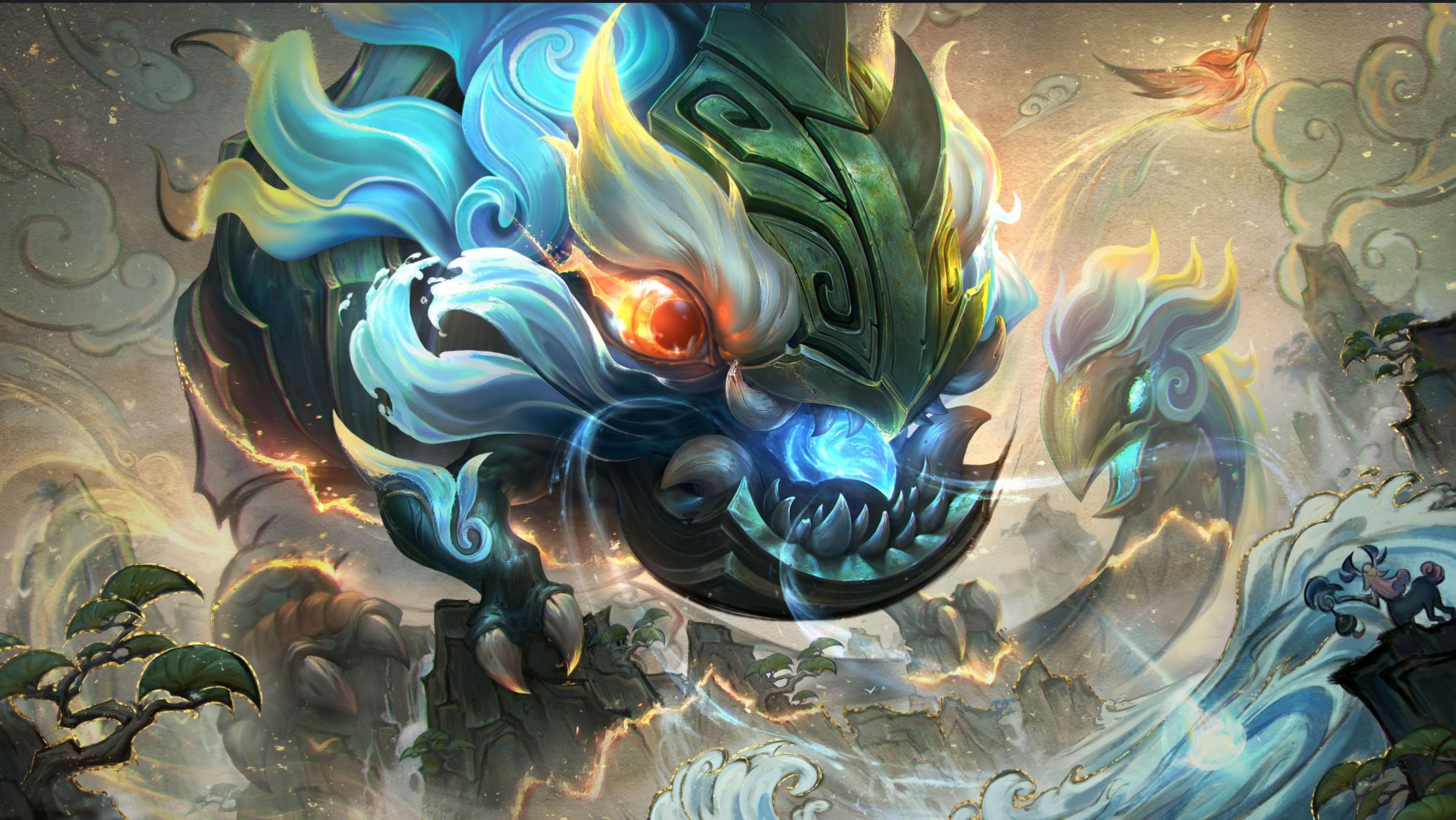 4096x2305 Download Kog'Maw (League Of Legends) Video Game League Of Legends 4k Ultra HD Wallpaperx2305
