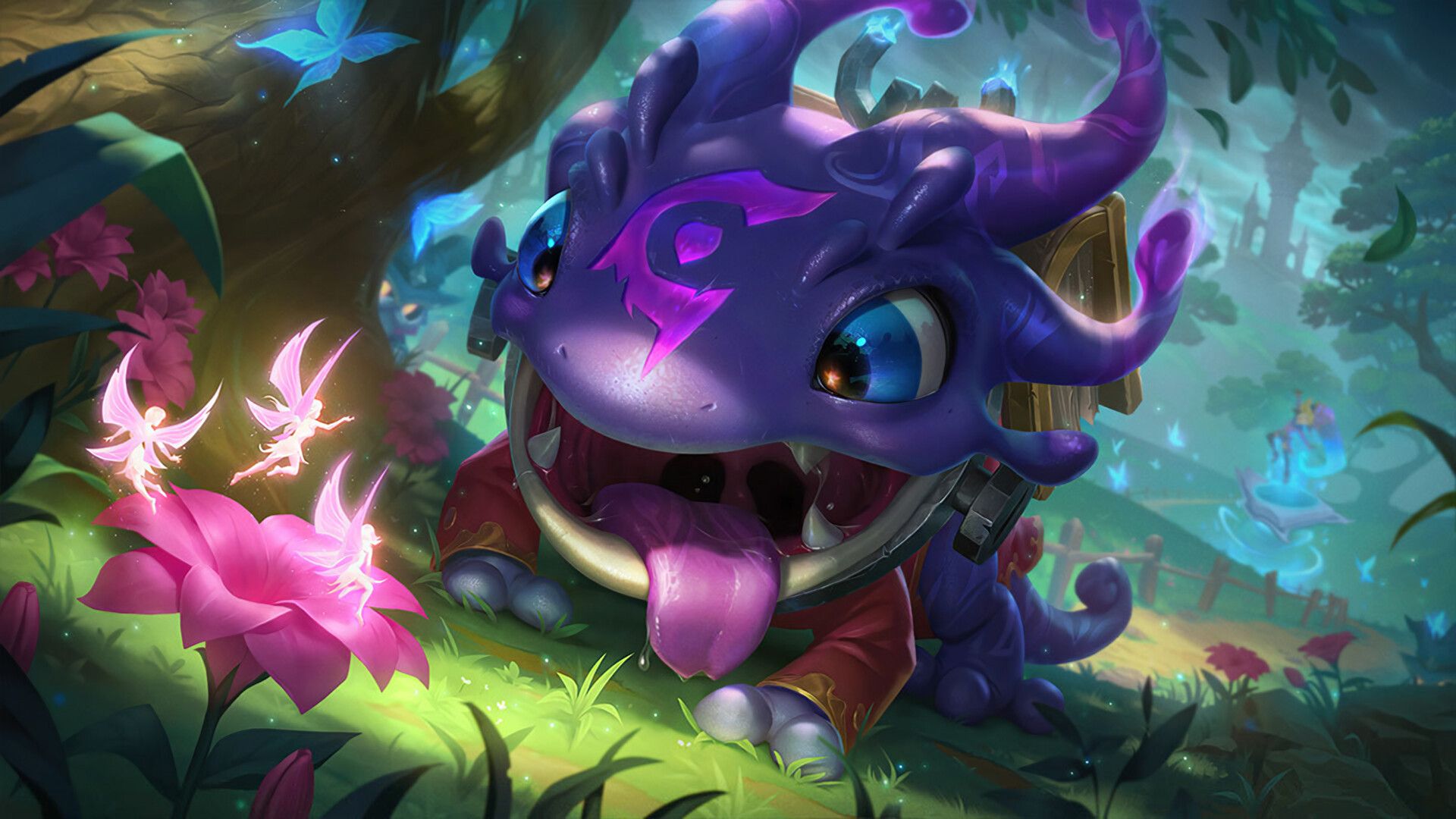 1920x1080 Deiv Calviz (David Villegas) Kog'Maw Art League of Legends