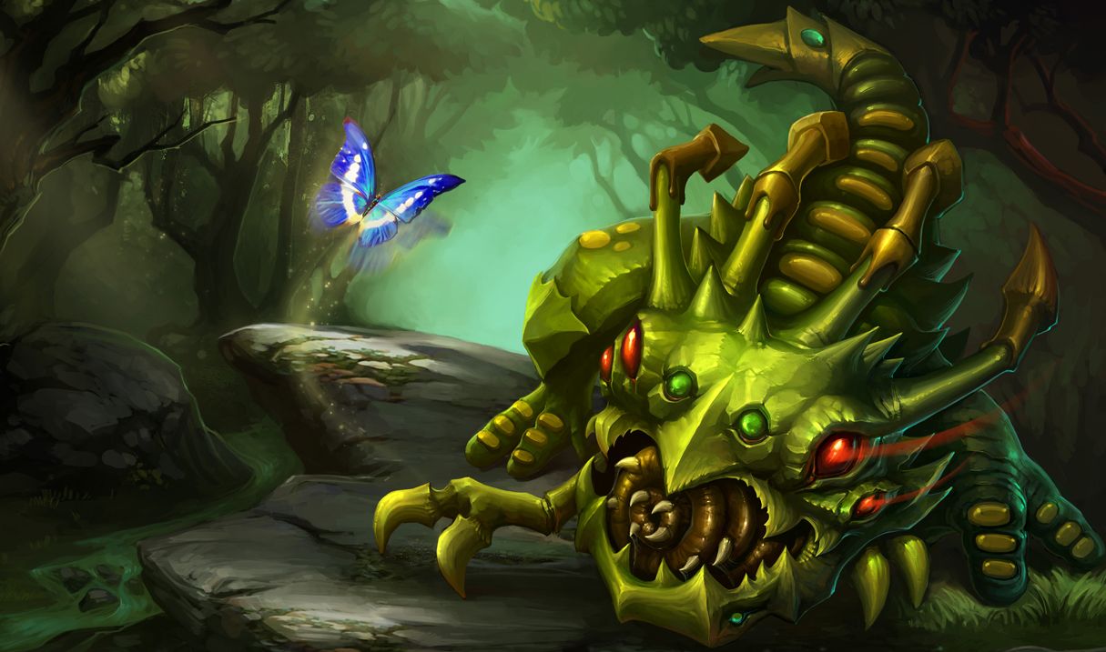 1215x717 NERFPLZ.LOL KogMaw Wallpaper (Chinese + American)