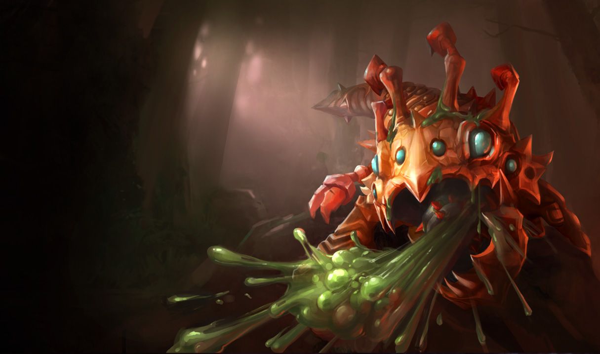1215x717 NERFPLZ.LOL KogMaw Wallpaper (Chinese + American)