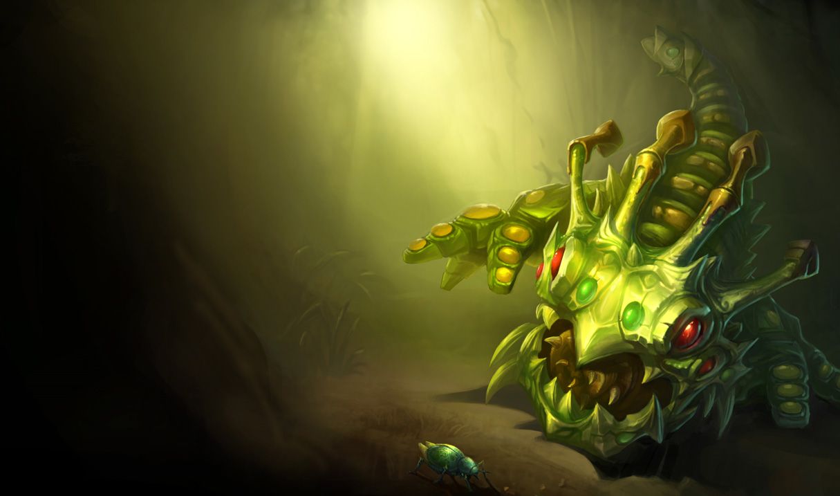 1215x717 NERFPLZ.LOL KogMaw Wallpaper (Chinese + American)