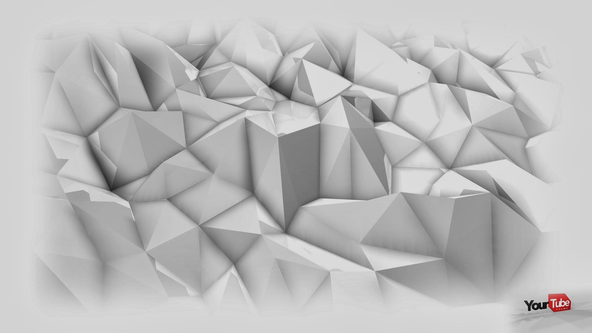 2048x1152 White Banner Wallpaper