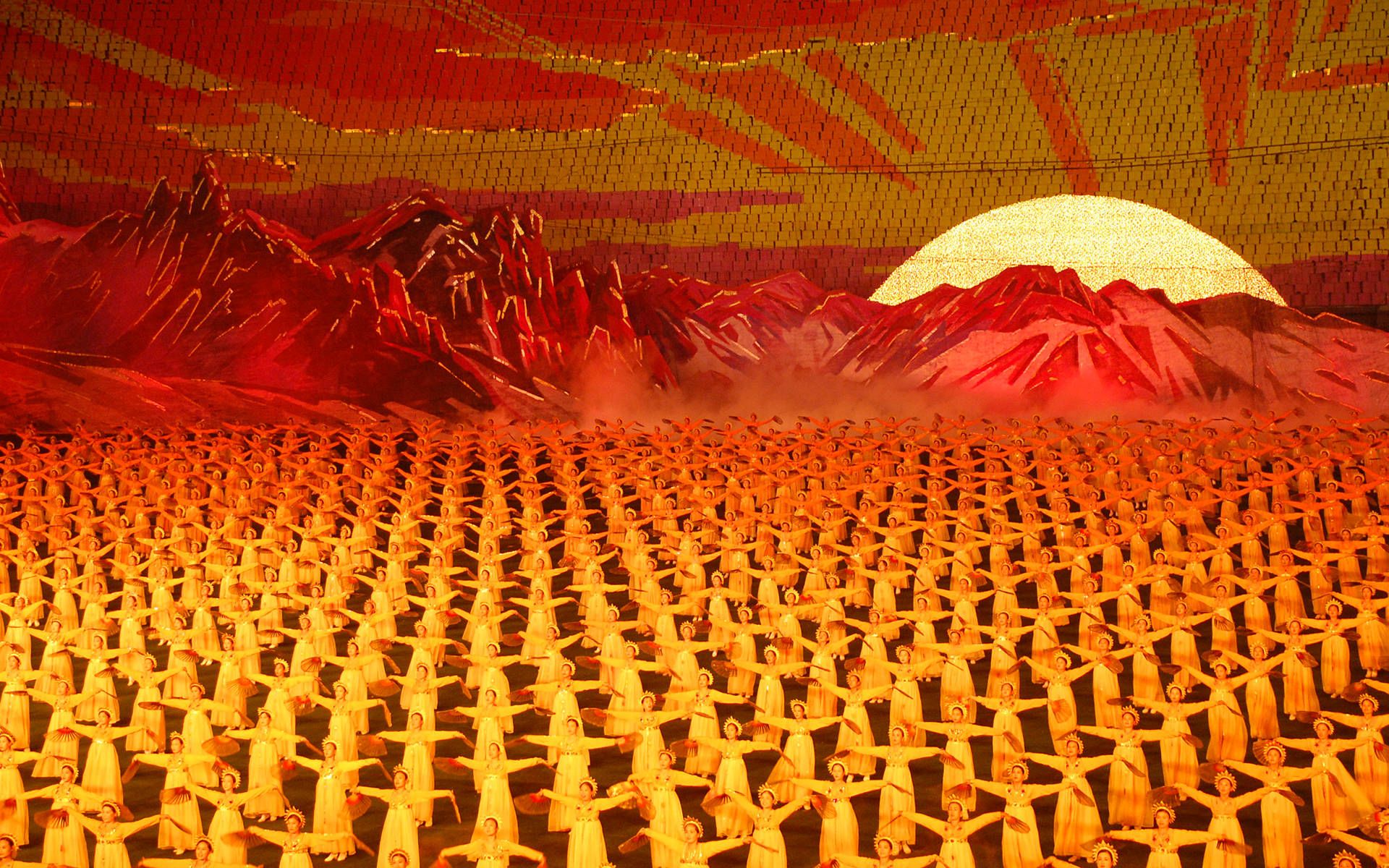 1920x1200 Download Arirang Mass Games In Pyongyang Wallpaper