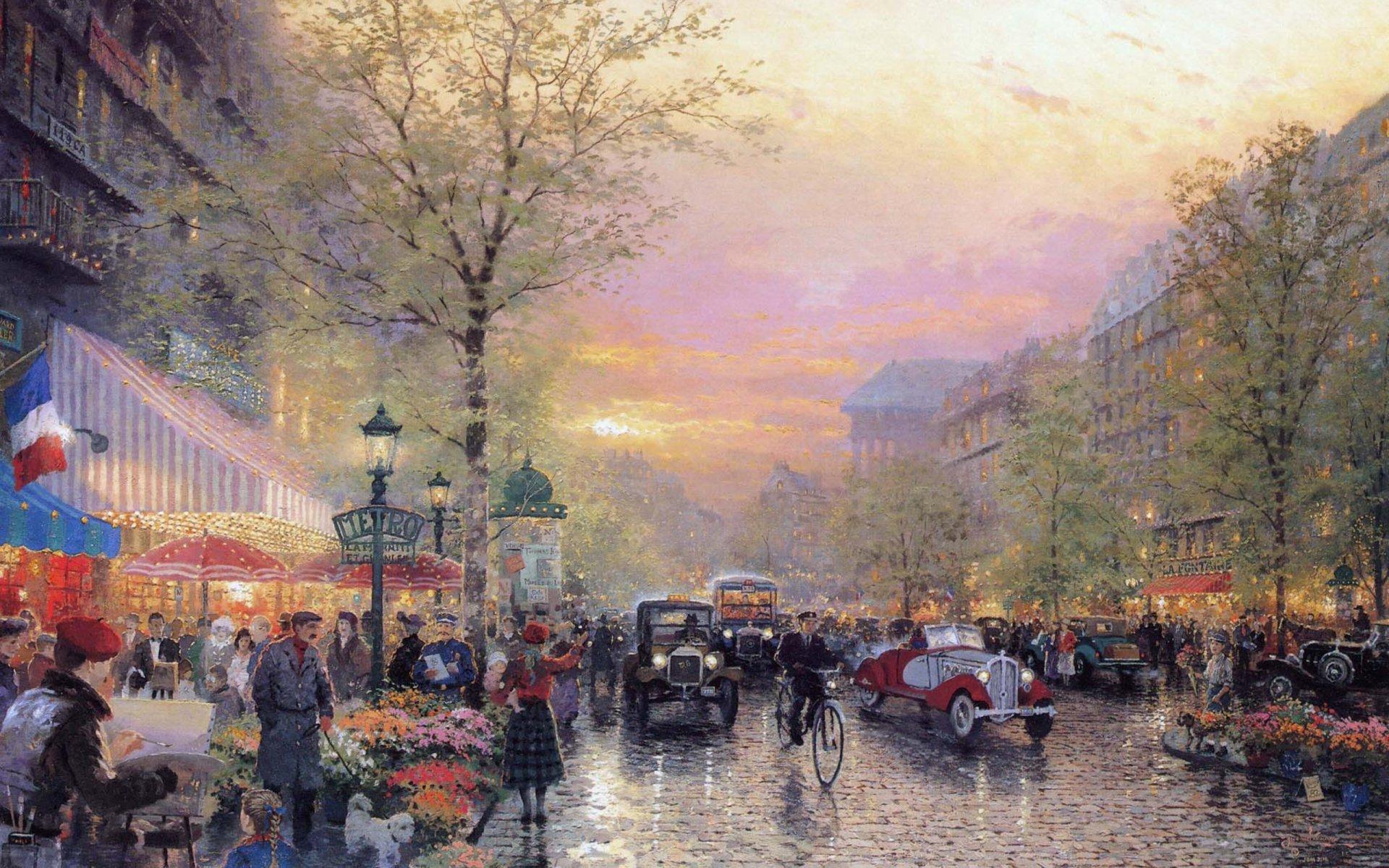 1920x1200 French Paintings Wallpaper