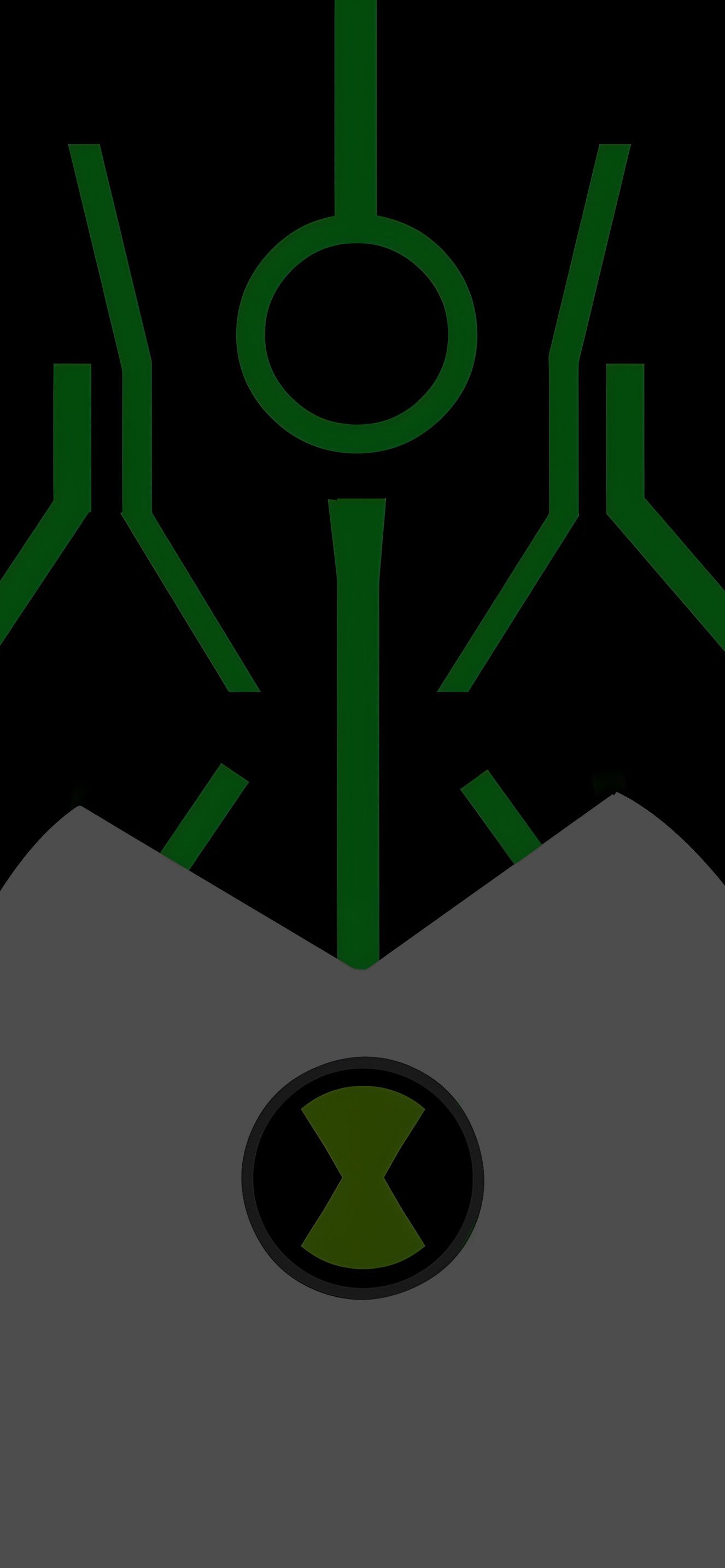 1326x2868 Ben 10 Omnitrix Minimal Wallpaper Superhero Wallpaper
