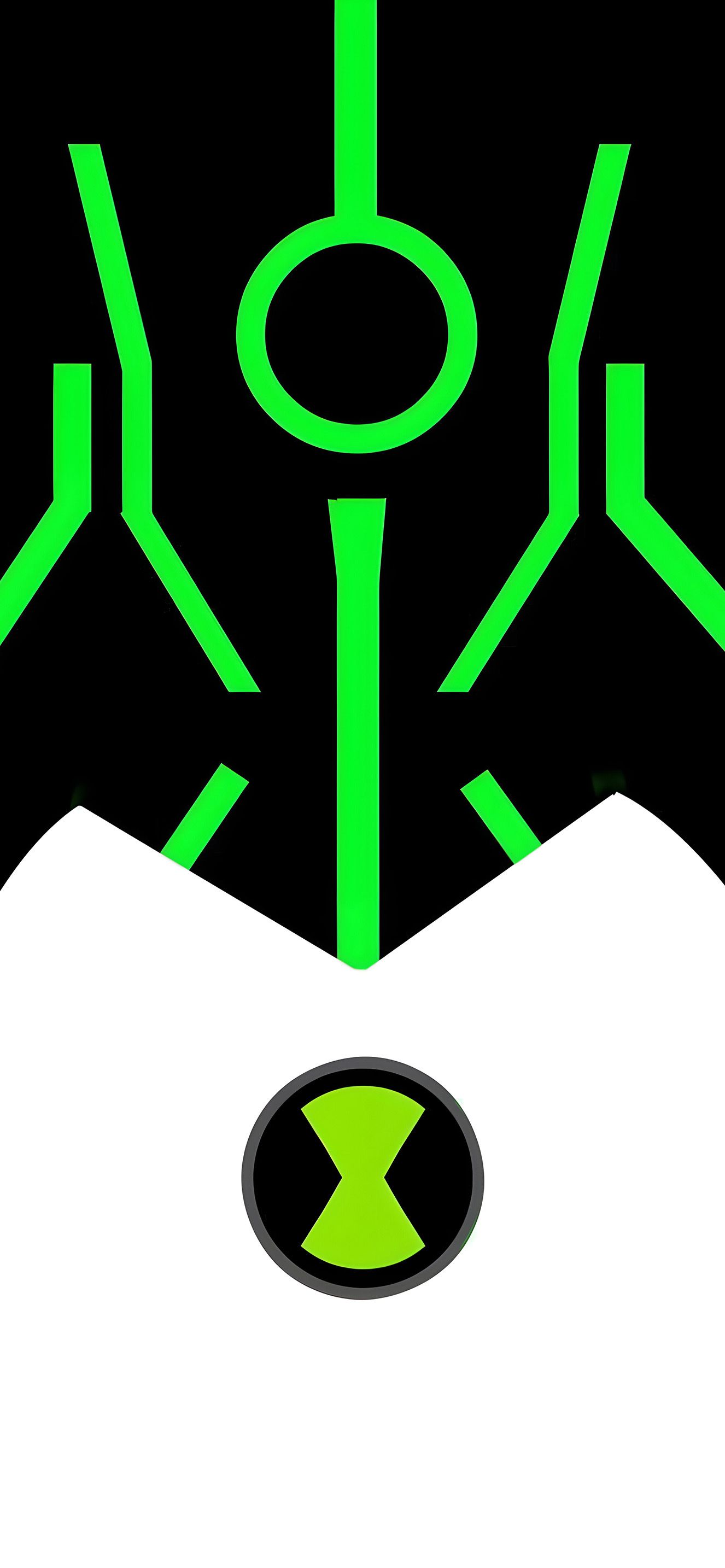 1326x2868 Ben 10 Omnitrix Minimal Wallpaper Superhero Wallpaper