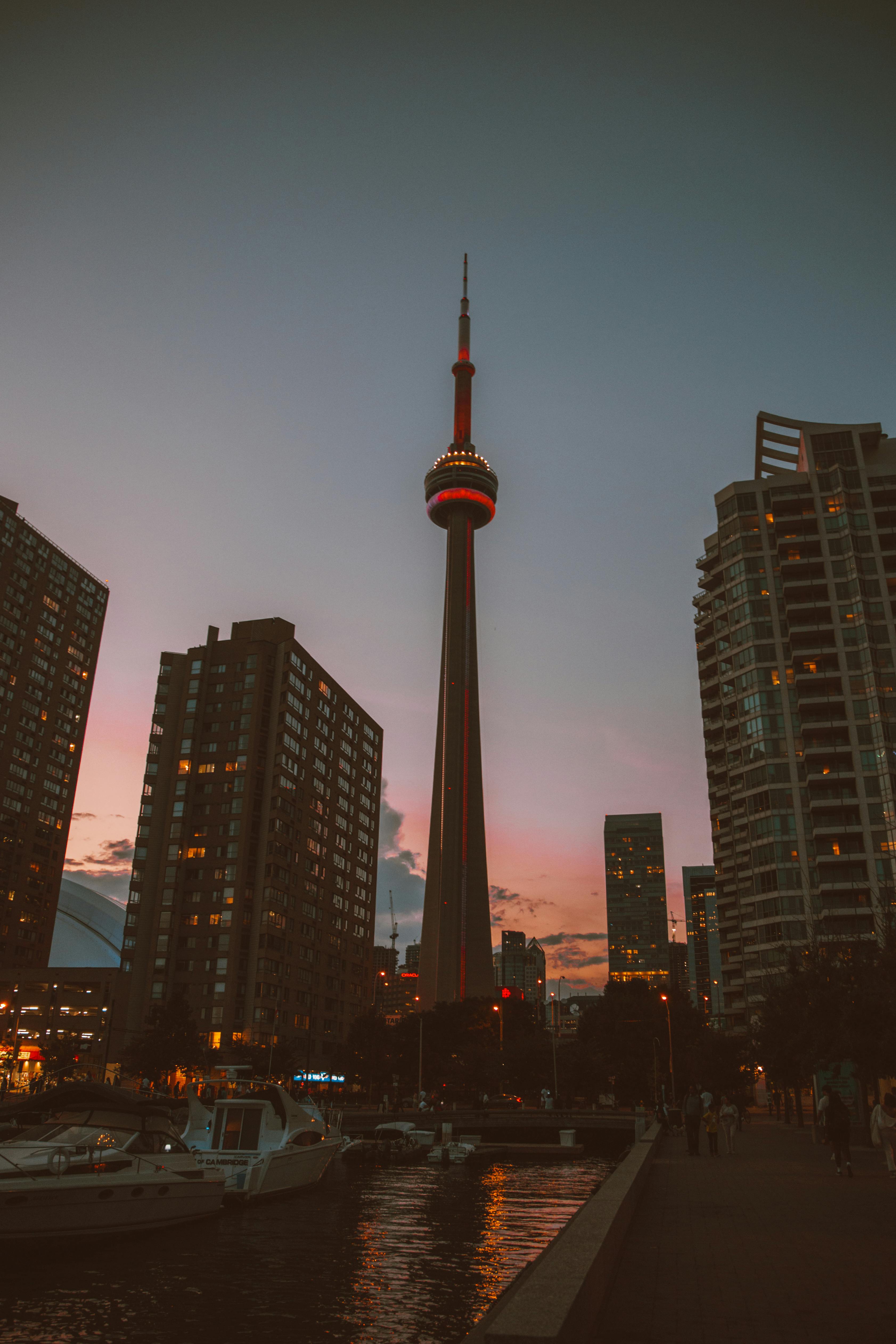 3365x5047 Downtown Toronto at Sunset · Free