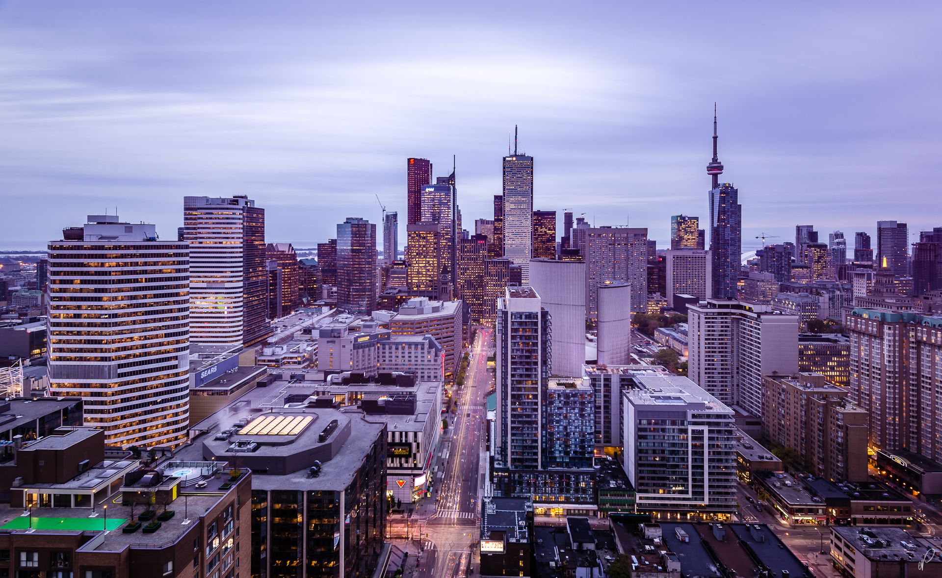 1920x1179 Wallpaper city, Canada, skyline, Downtown, skyscraper, Ontario, Toronto, capital for mobile and desktop, section город, resolution 1920x1179