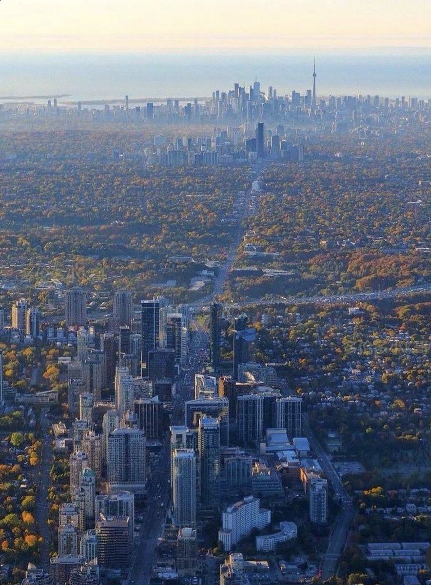 884x1200 Uptown, midtown, downtown of Toronto