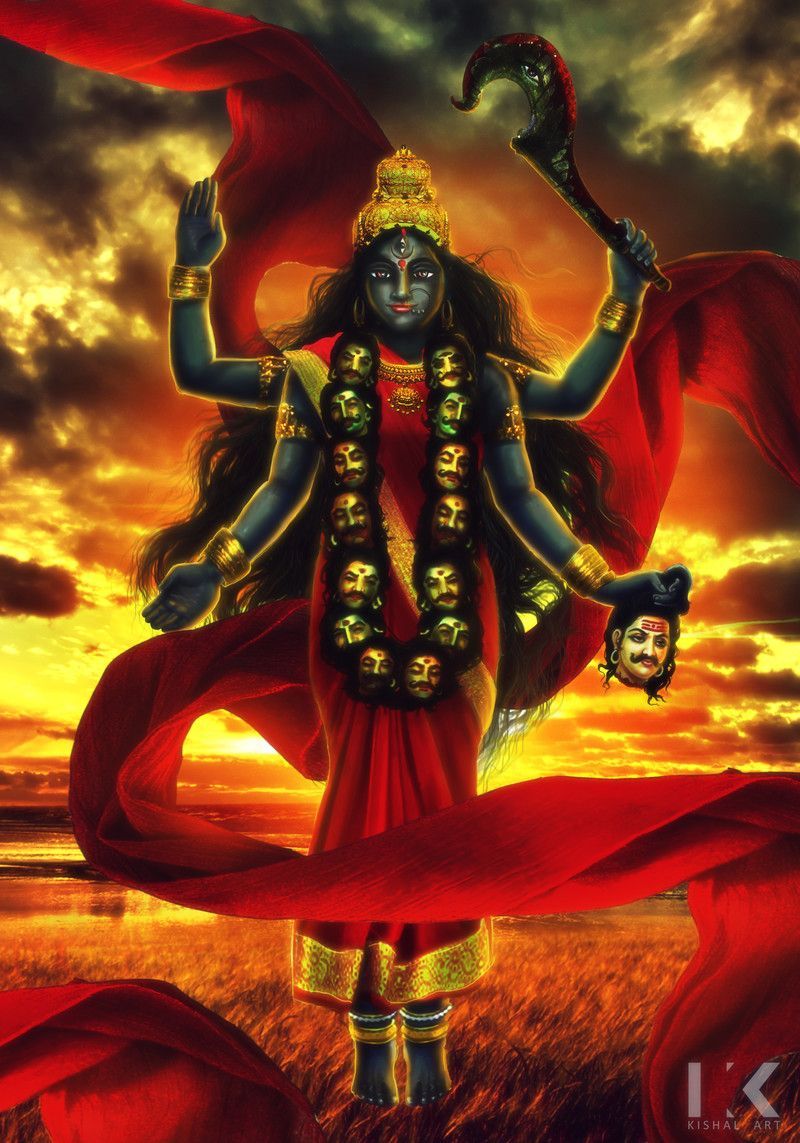 800x1143 Kalka Mata Wallpaper