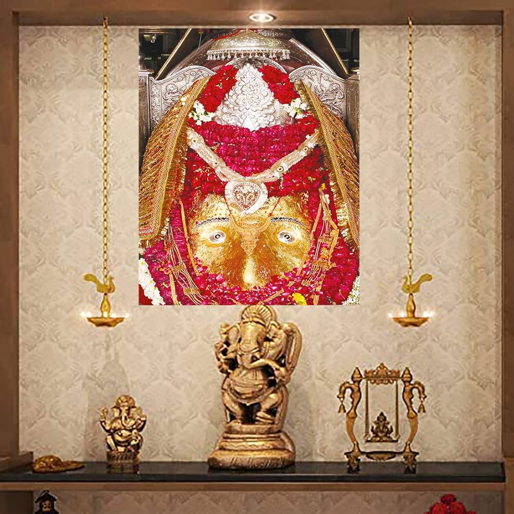 1000x1000 Color Solution HD Kalka Maa Window Wallpaper Wall Sticker For Home Decor, Living Room, Bedroom, Hall, Kids Room, Play Room(Self Adhesive Vinyl, Water Proof) P 41 (Size 1.5 X 2 FEET) : Amazon.in: Home