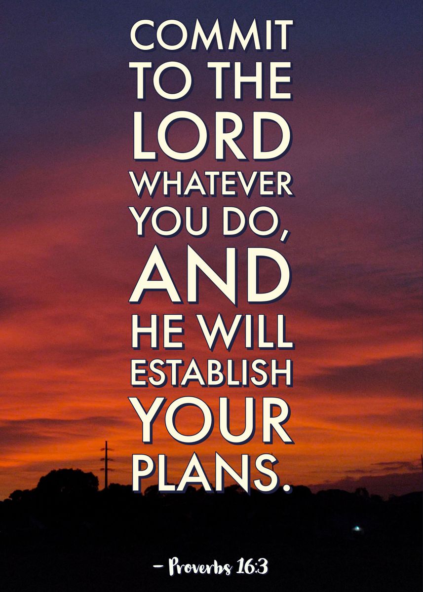 857x1200 Proverbs 16:3 Wallpaper