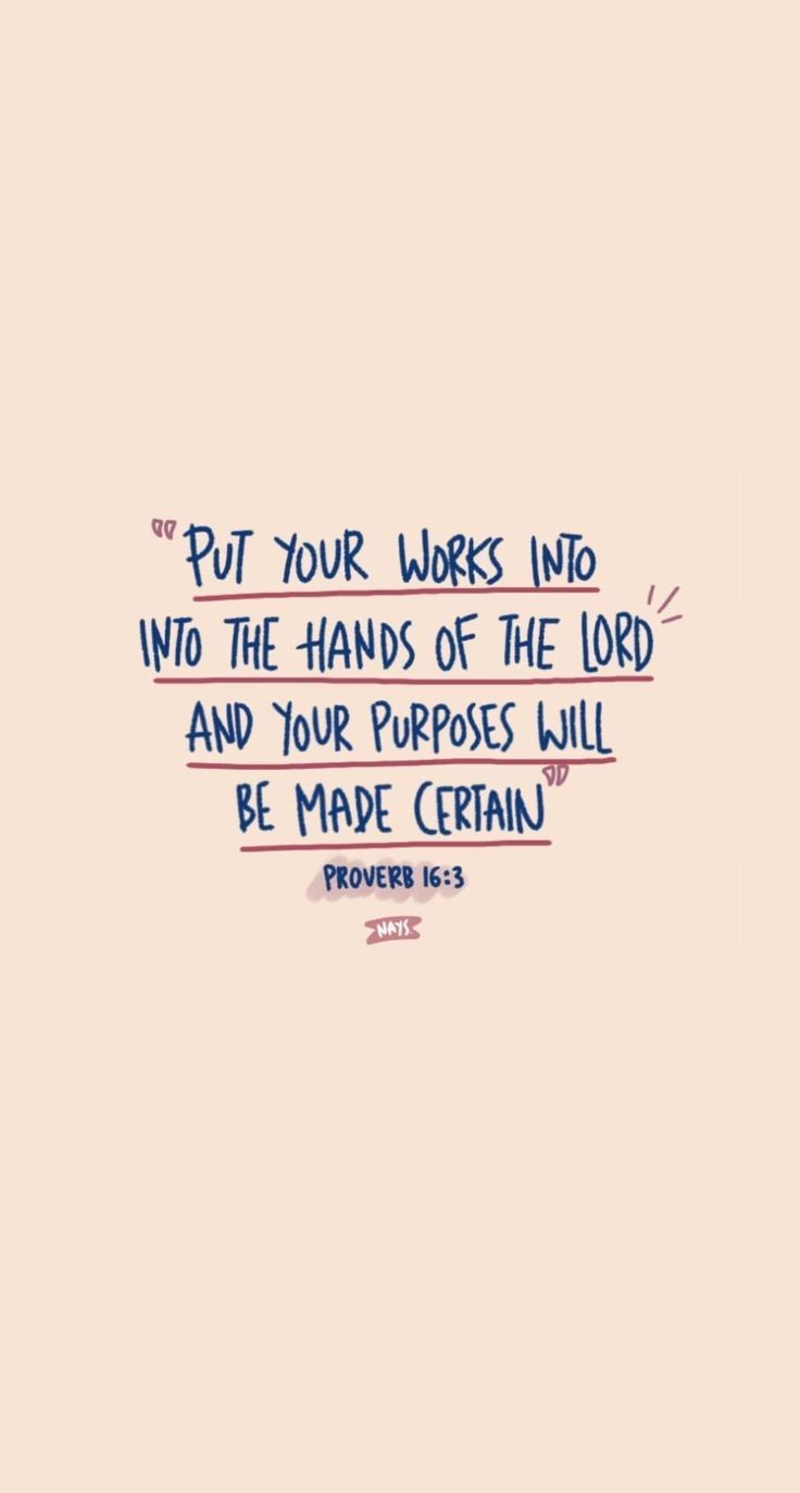 736x1373 Bible Verse Wallpaper (Proverbs 16:3)