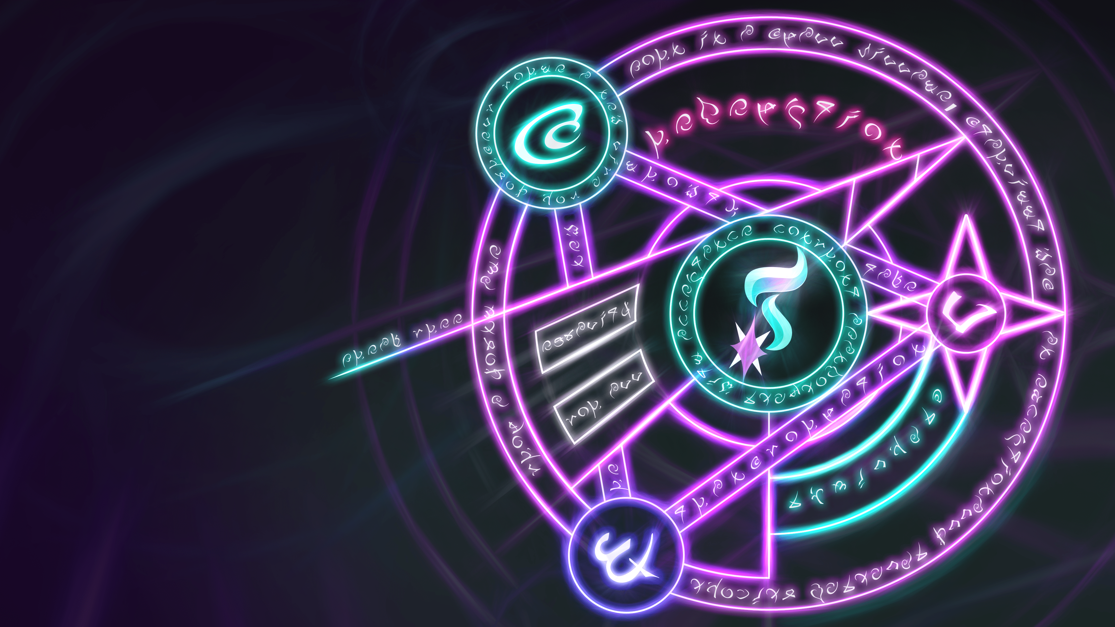 3840x2160 Arcane Circle Glimmer (4k Wallpaper)