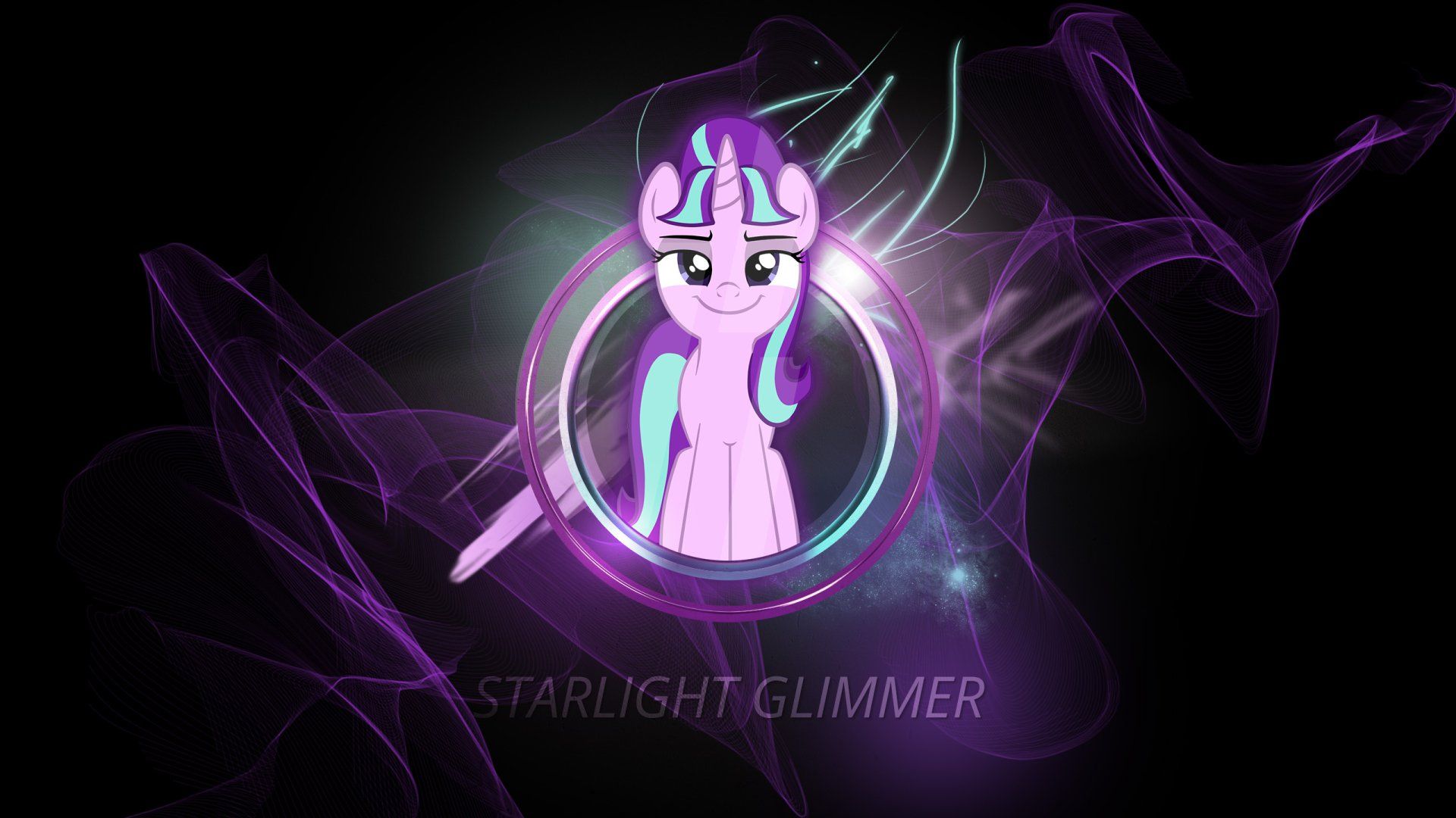 1920x1080 Starlight Glimmer Duo Neon Wallpaper