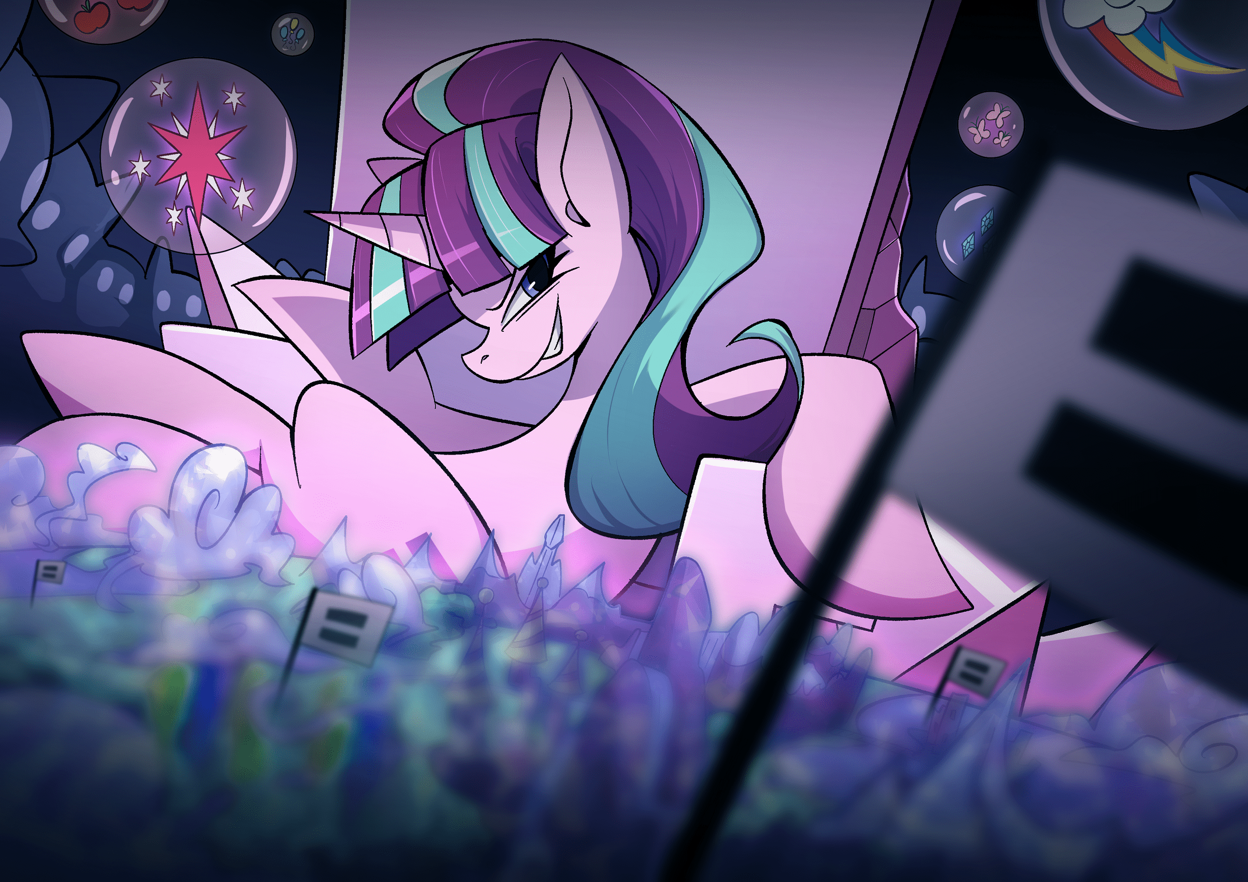 2456x1736 Happy Birthday Starlight Glimmer!! [Art by me]