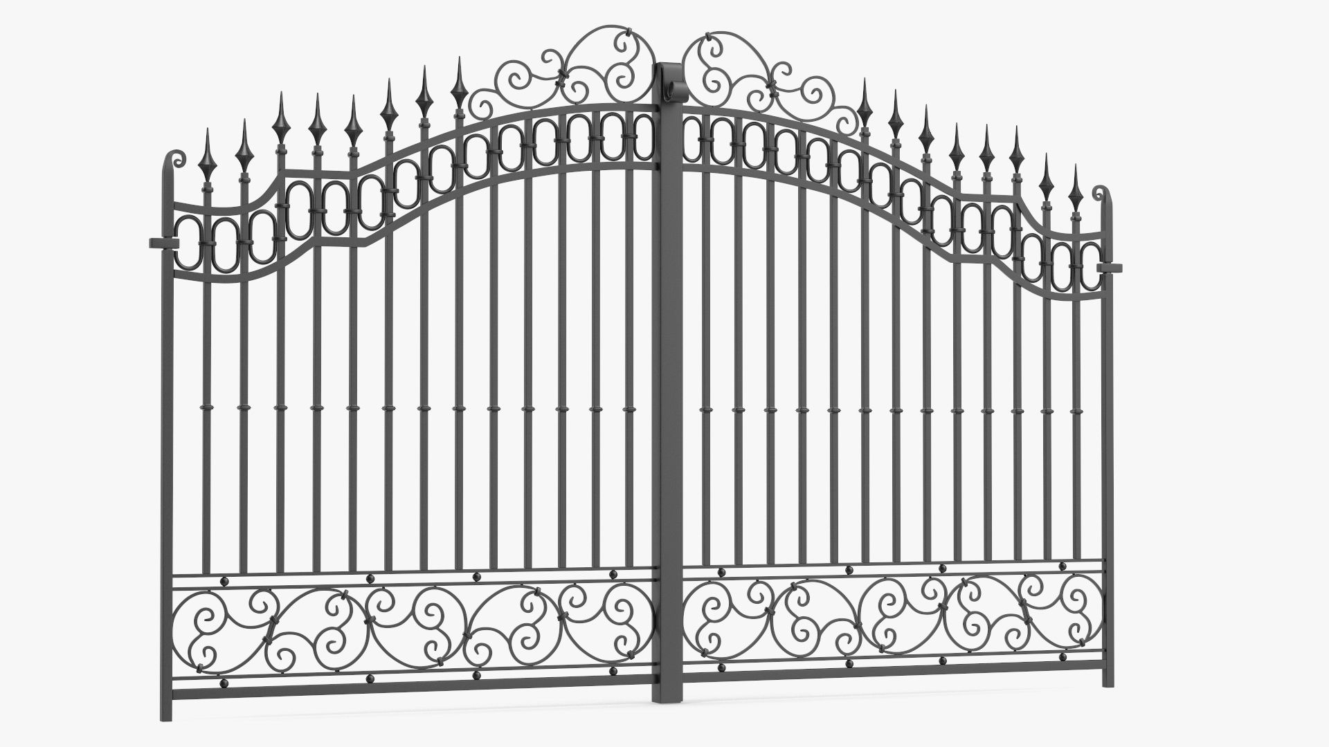 1920x1080 Iron Gate 3D Model $29 - .3Ds .blend .c4d .fbx .max .ma .lxo .obj