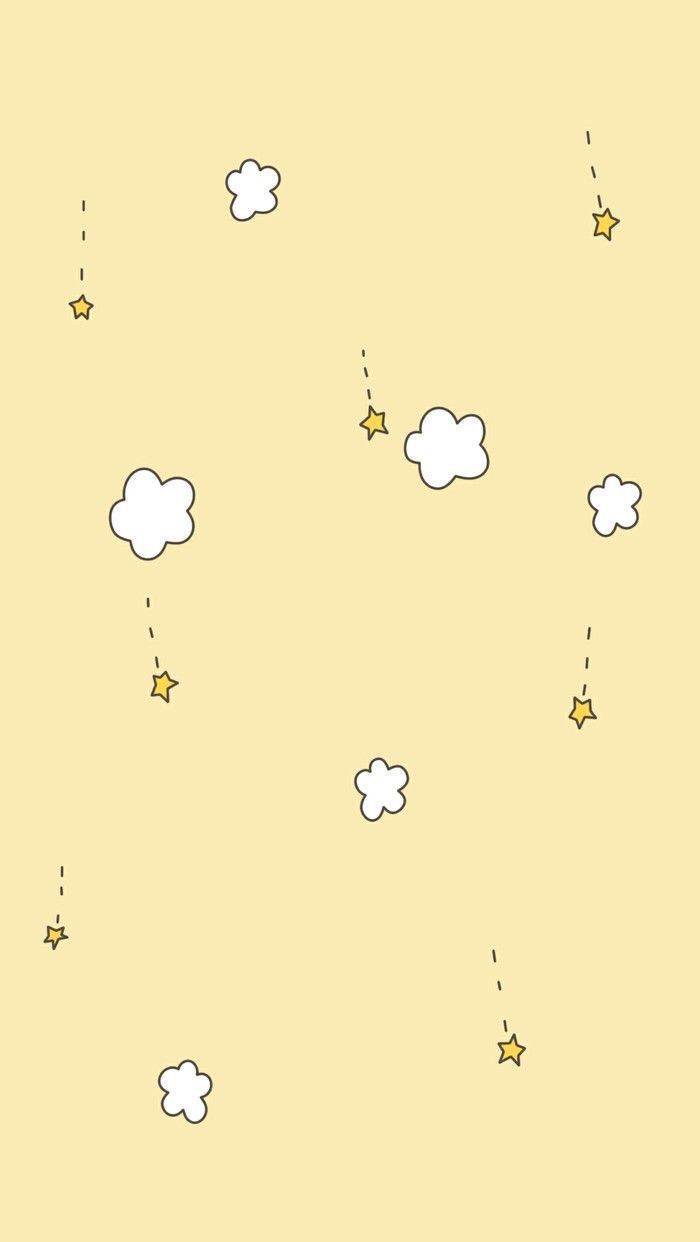 700x1242 Aesthetic Kawaii Yellow Cute Wallpaper