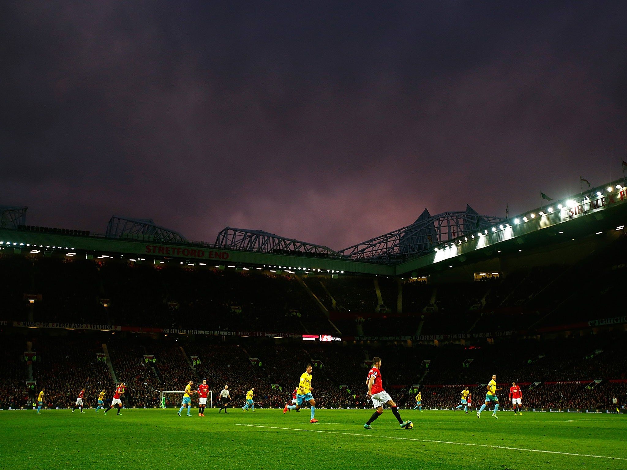 2048x1536 Premier League: Manchester United comes out on top in the battle for the loudest fans, according to the 'Sound Meter'
