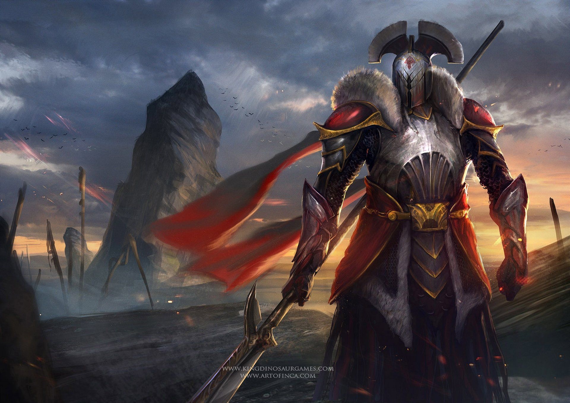 1920x1358 Epic Fantasy Warrior HD Wallpaper